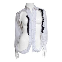 Comme des Garcons Hemd mit Ausschnitt AD 2008