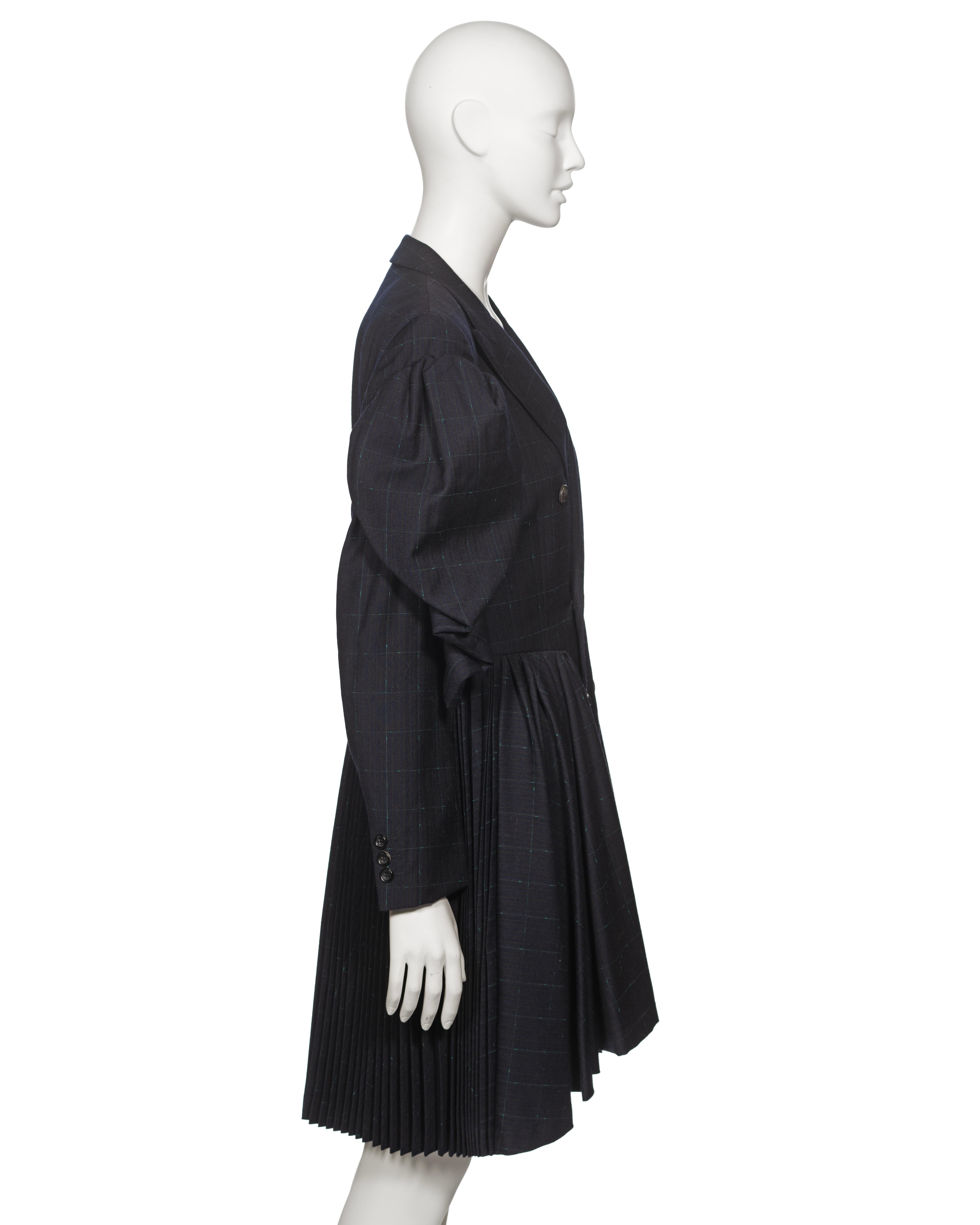 Comme des Garçons Deconstructed 4-Sleeve Jacket with Pleated Skirt, fw 2006  For Sale 3