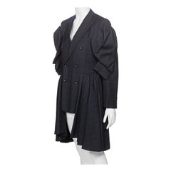 Comme des Garçons Deconstructed 4-Sleeve Jacket with Pleated Skirt, fw 2006