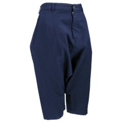 COMME DES GARCONS Deep Indigo Cropped Harem Pants