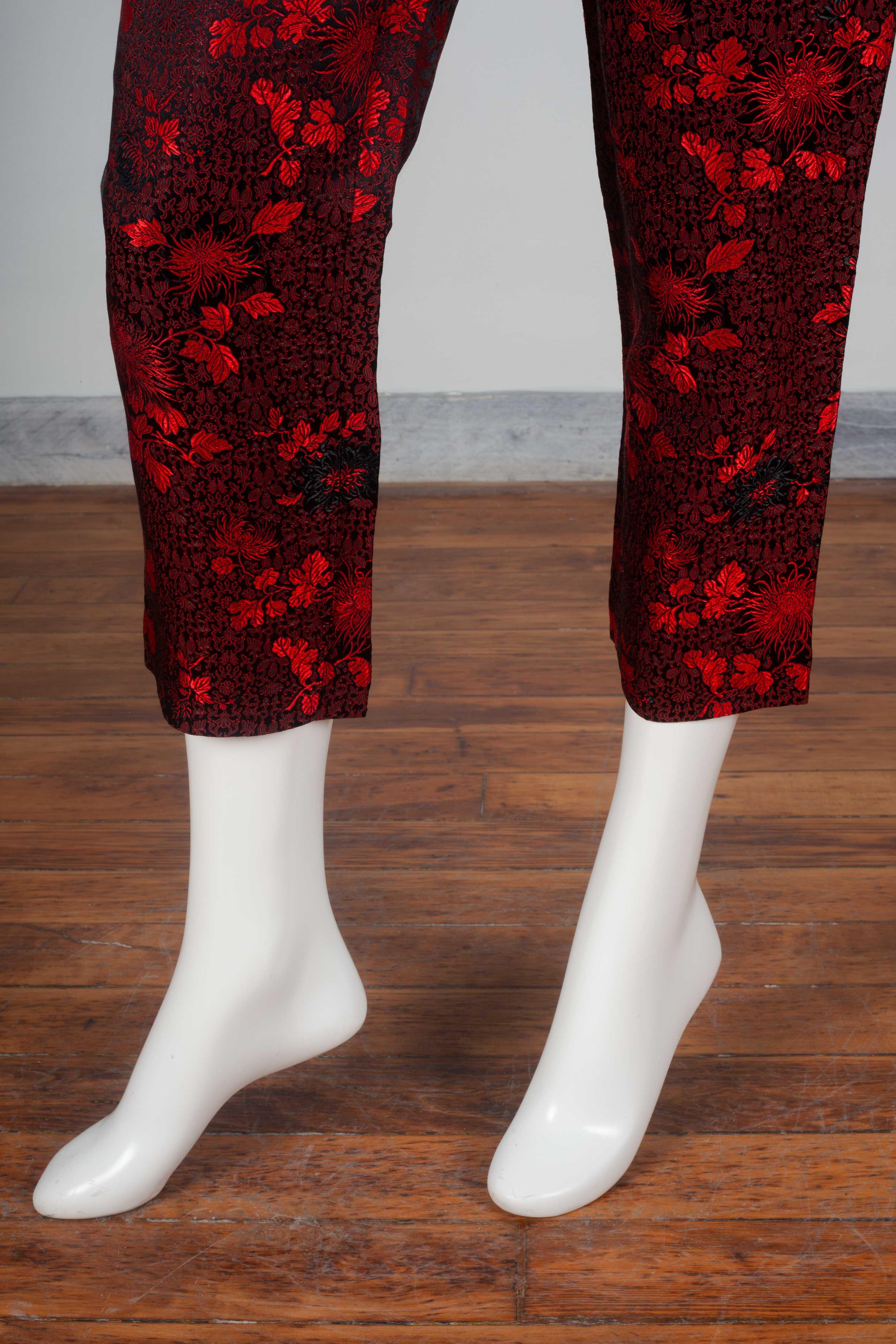Women's or Men's Comme des Garçons Embroidered Trousers, 1991