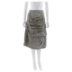 Comme des Garçons F/W 2005  Deformed Cotton Frill Gingham Check Skirt