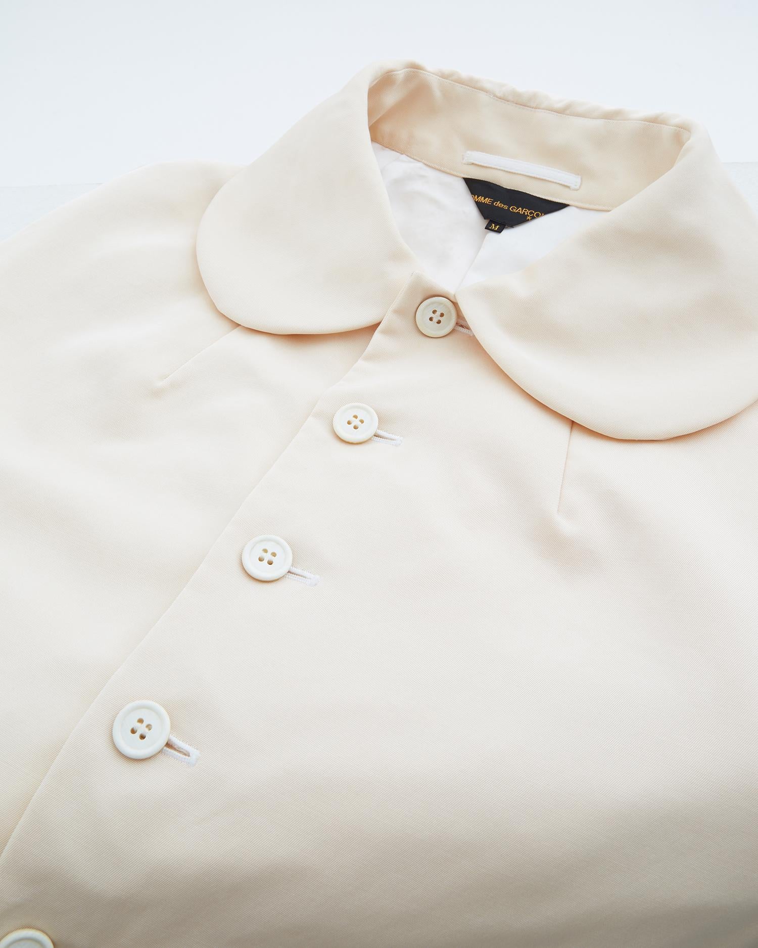 Comme des Garçons F/H 2005 Blazer de mariage 'Broken Bride' en blanc cassé en vente 2