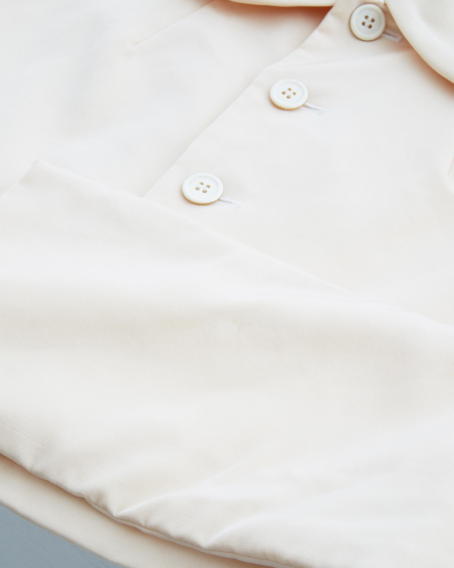 Comme des Garçons F/H 2005 Blazer de mariage 'Broken Bride' en blanc cassé en vente 4