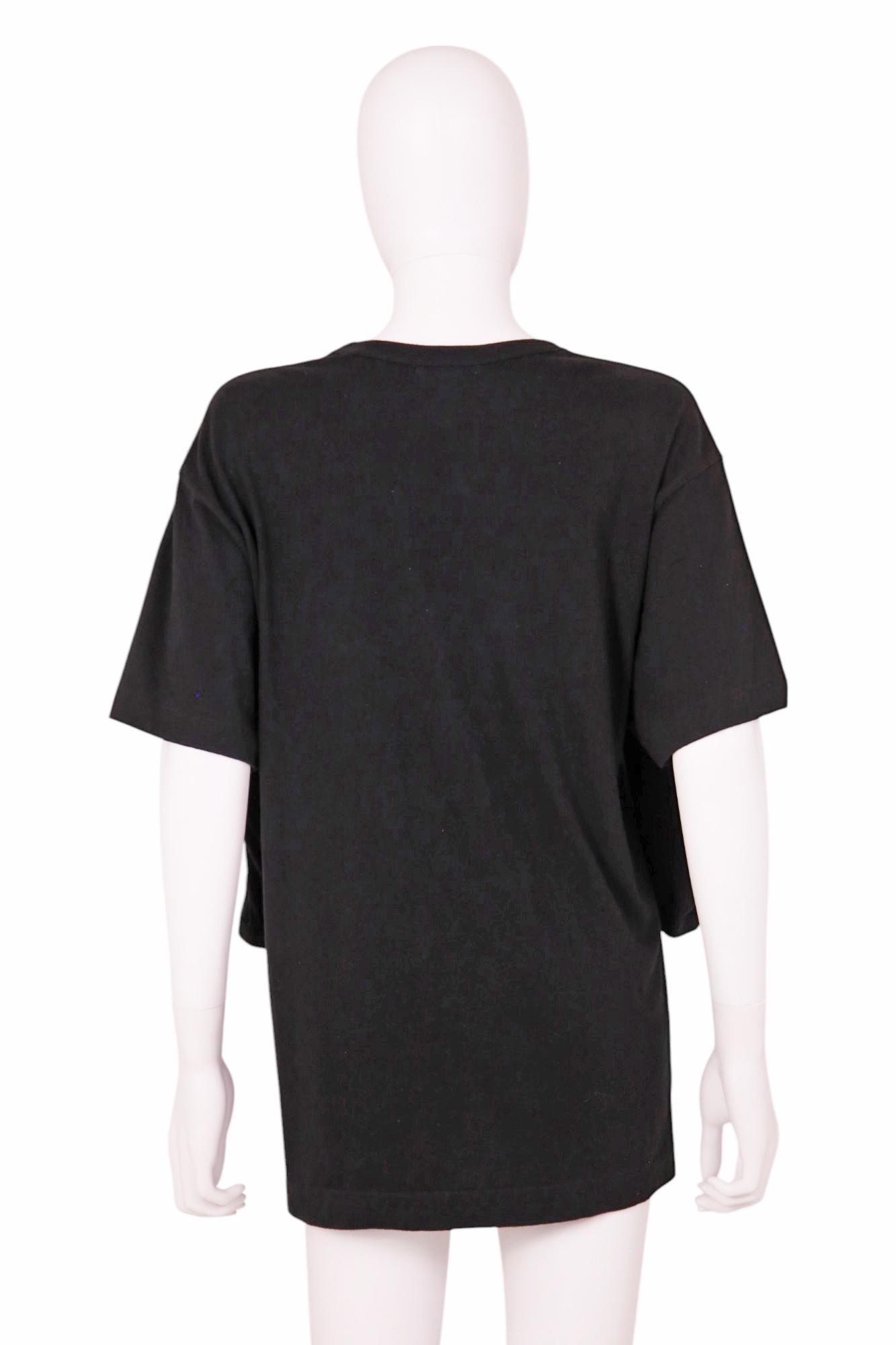 Comme des Garcons F/W 2006 Black Floral Lace MultiSleeves T-Shirt In condizioni ottime in vendita a Caserta, IT