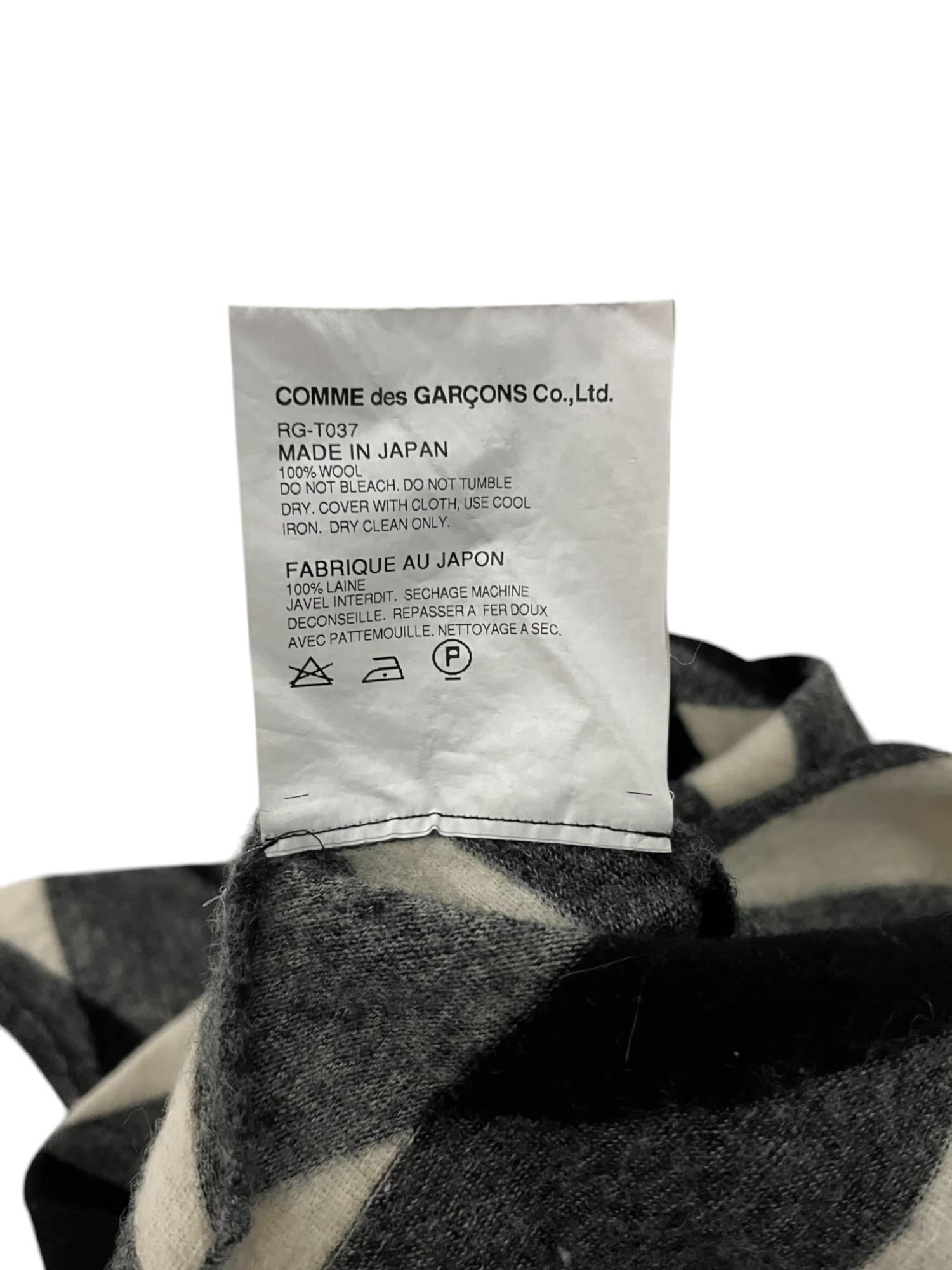 Comme des Garcons F/W 2010 - Top asymétrique à carreaux en vente 3