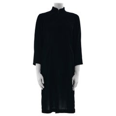 Comme des Garçons F/W 2015  Black velvet cheongsam dress