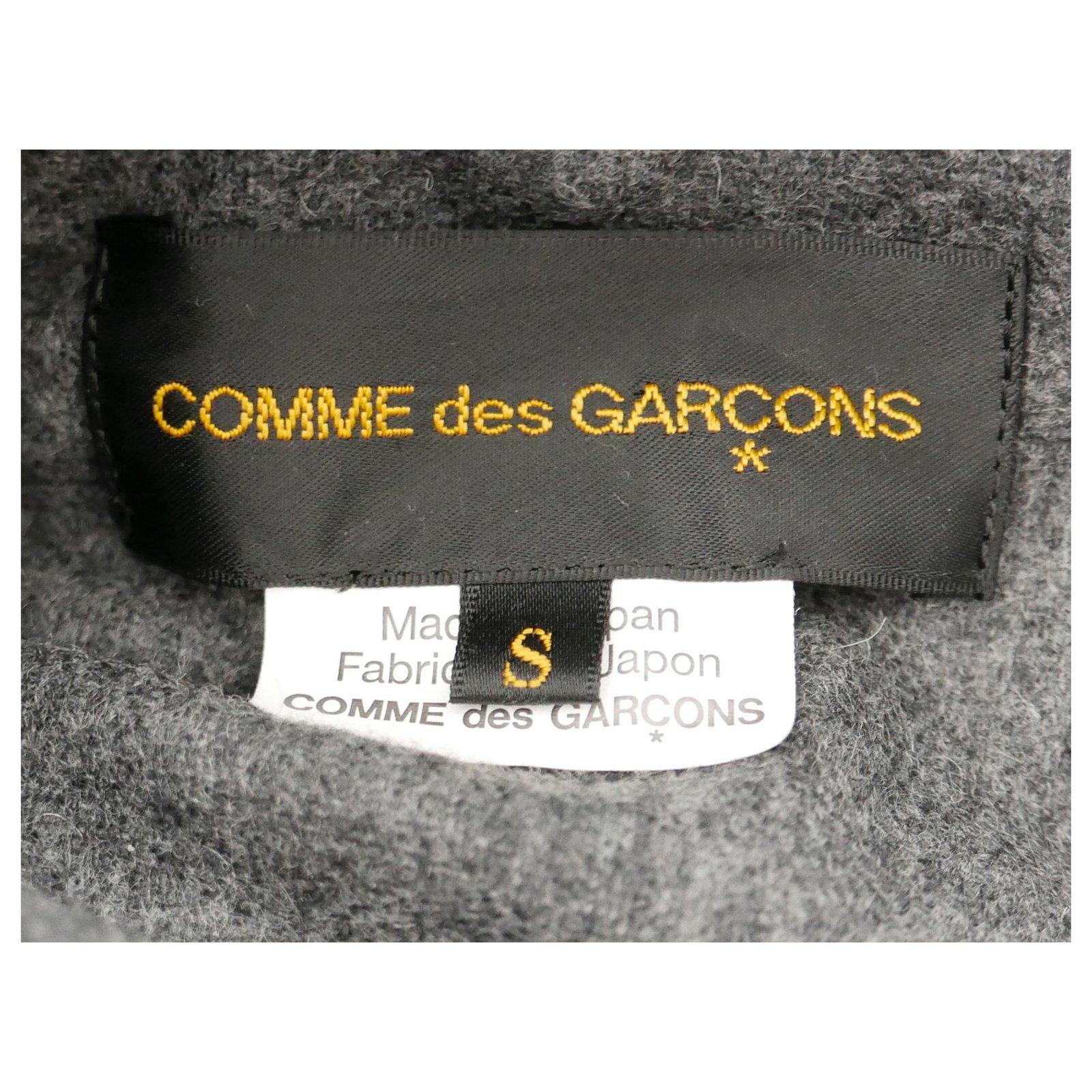 Comme Des Garcons Fall 2014 Rope Front Jumbo Knit Jacket Unisex For Sale 4