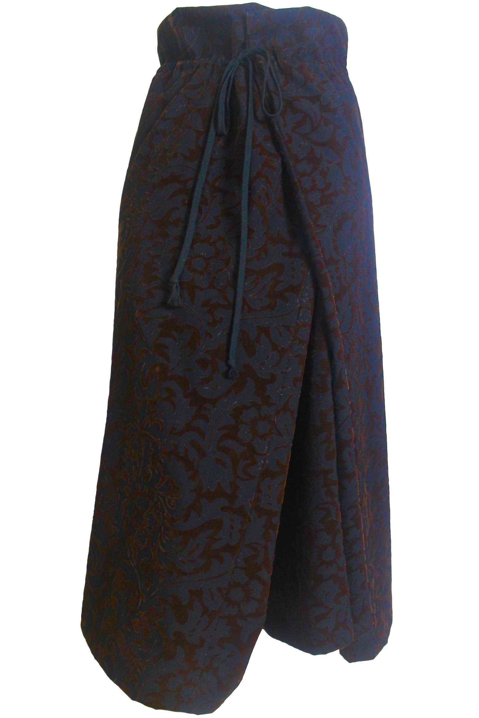 Comme des Garcons Flat Envelope Wool Skirt AD 1996 For Sale 6