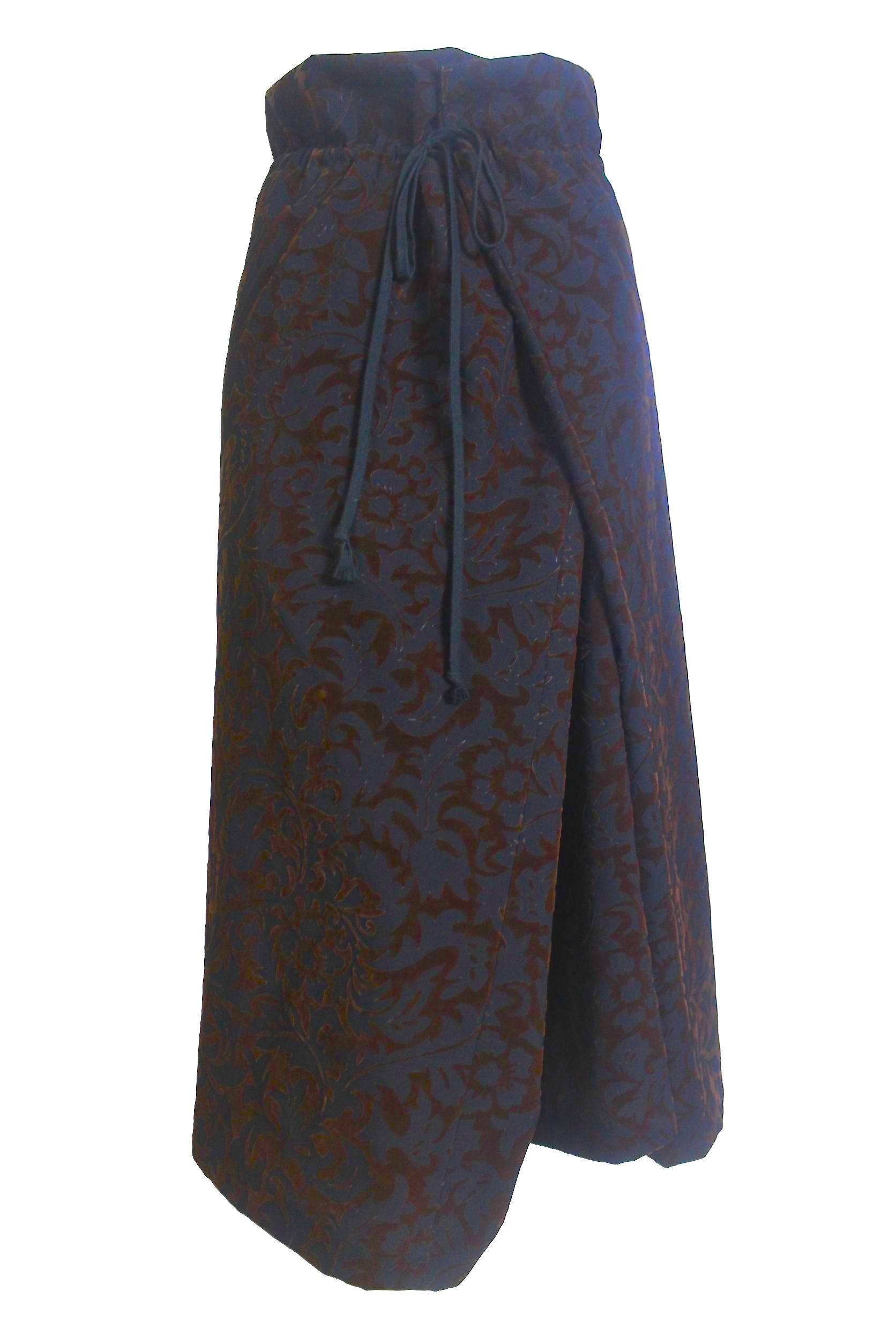 Comme des Garcons Flat Envelope Wool Skirt AD 1996 For Sale 9