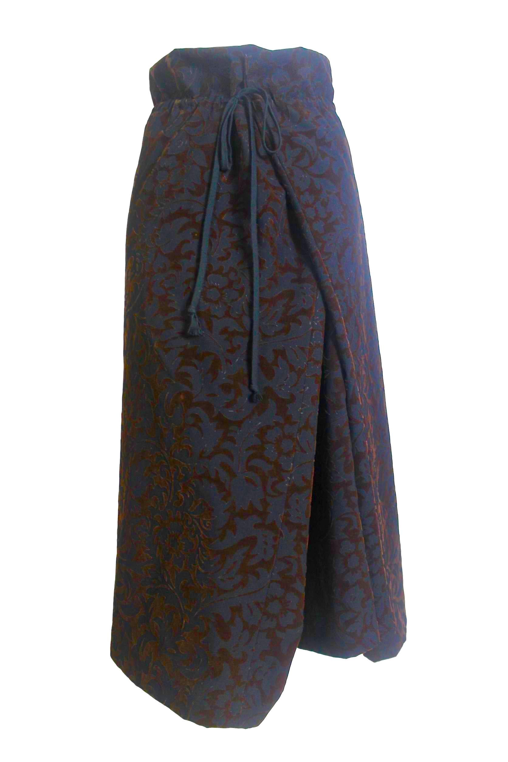 Comme des Garcons Flat Envelope Wool Skirt AD 1996 For Sale 3