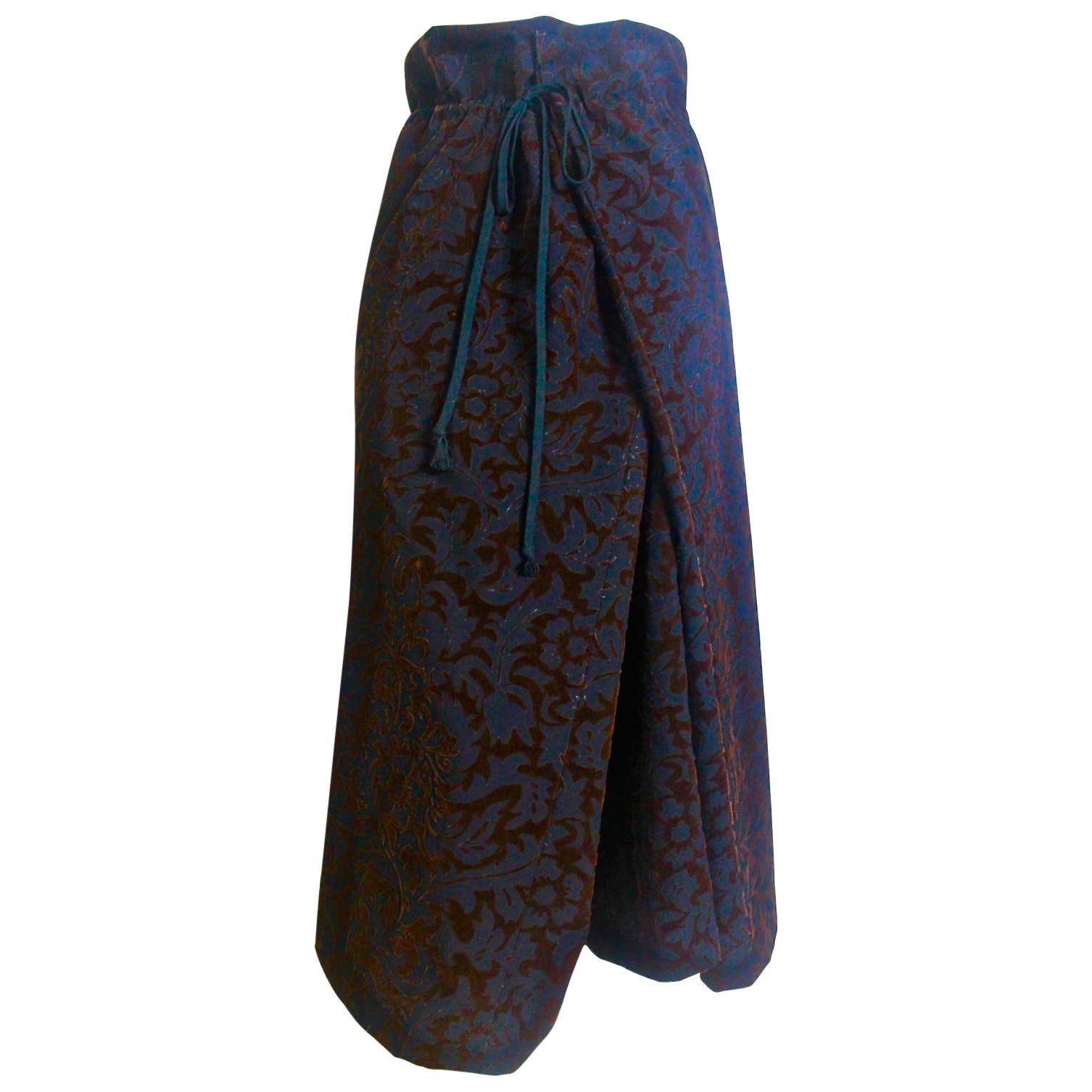 Comme des Garcons Flat Envelope Wool Skirt AD 1996 For Sale