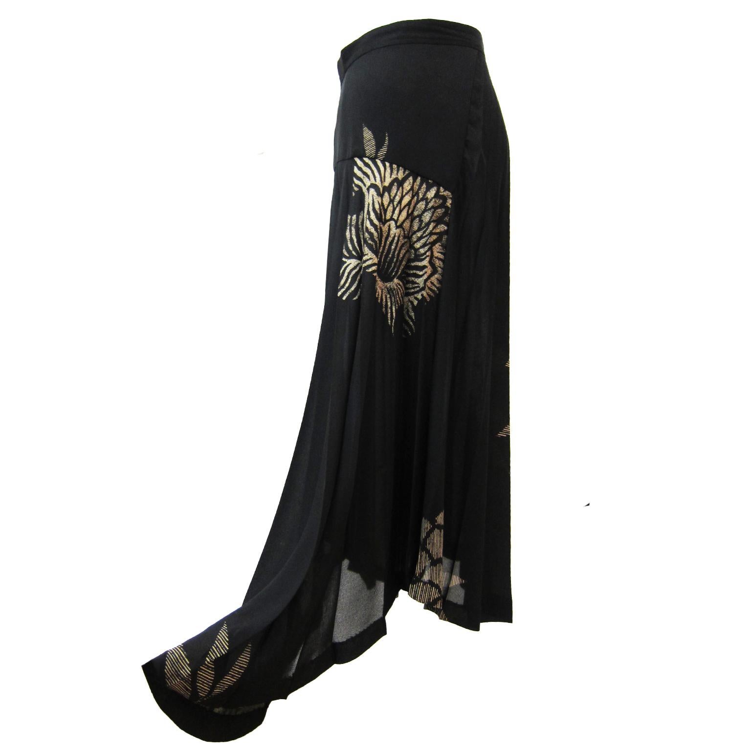 comme des garcons pleated skirt