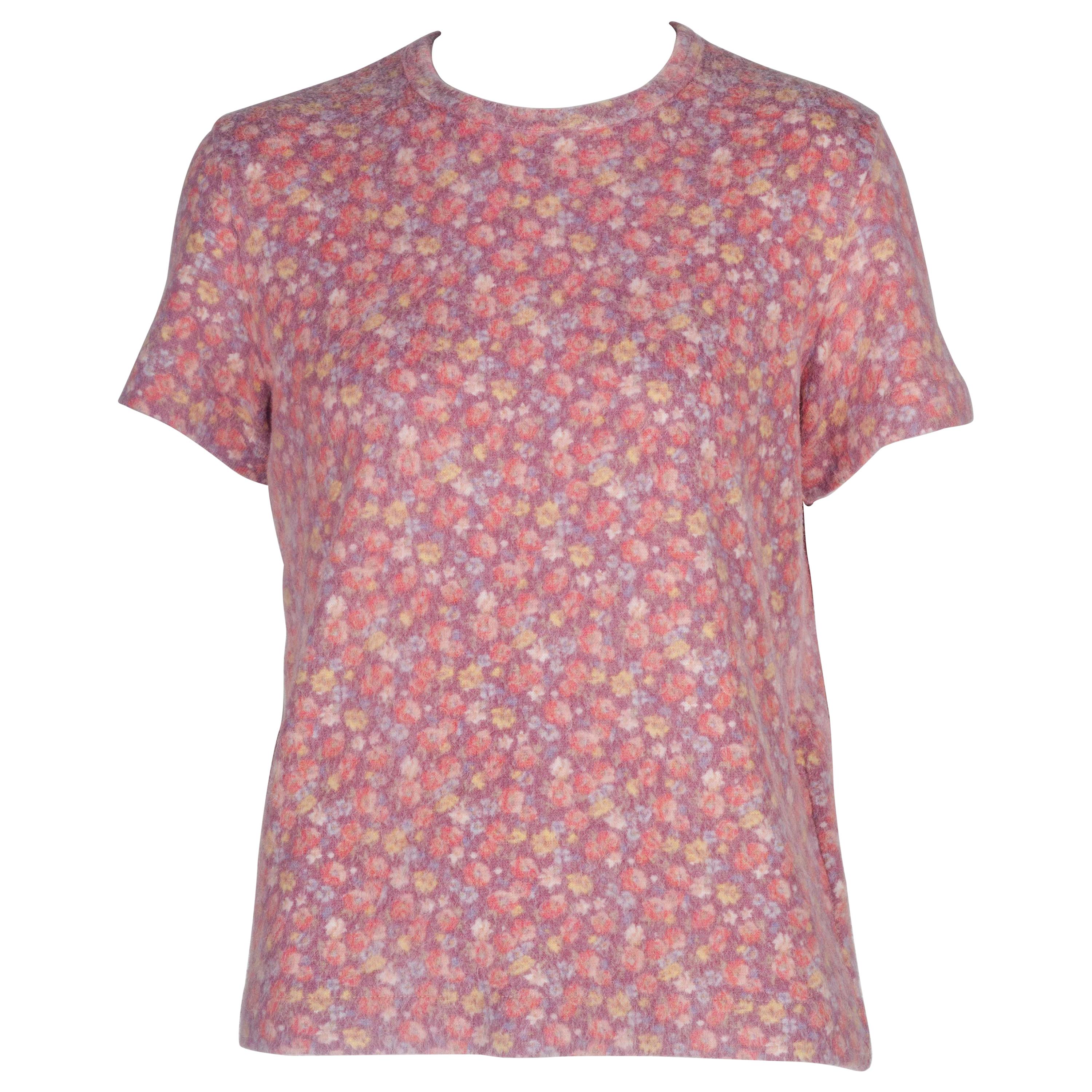 Comme des Garçons Floral Sweater Tee, 2002