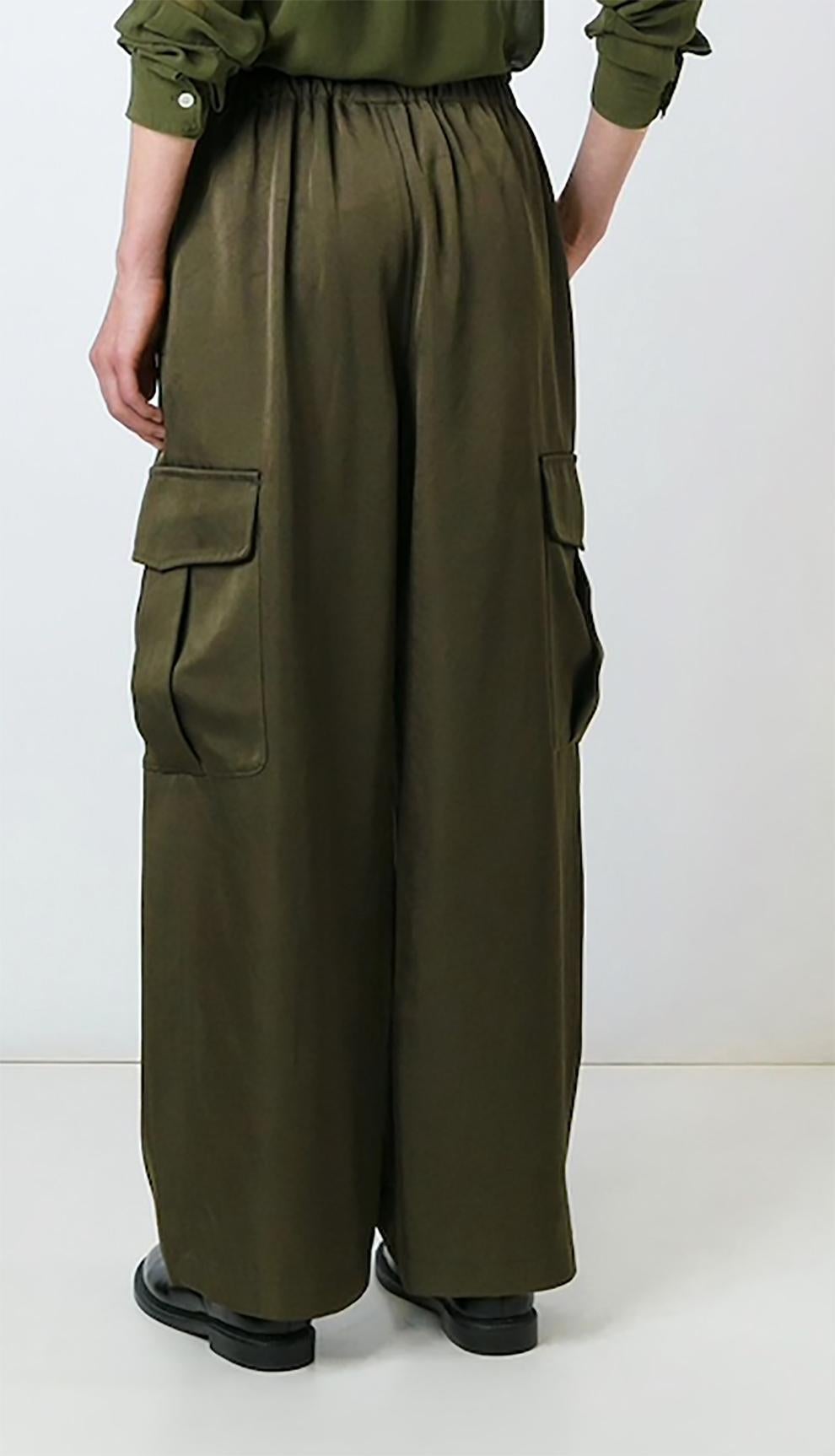 Comme Des Garcons Fluid Kaki Pant  In Excellent Condition In Paris, FR