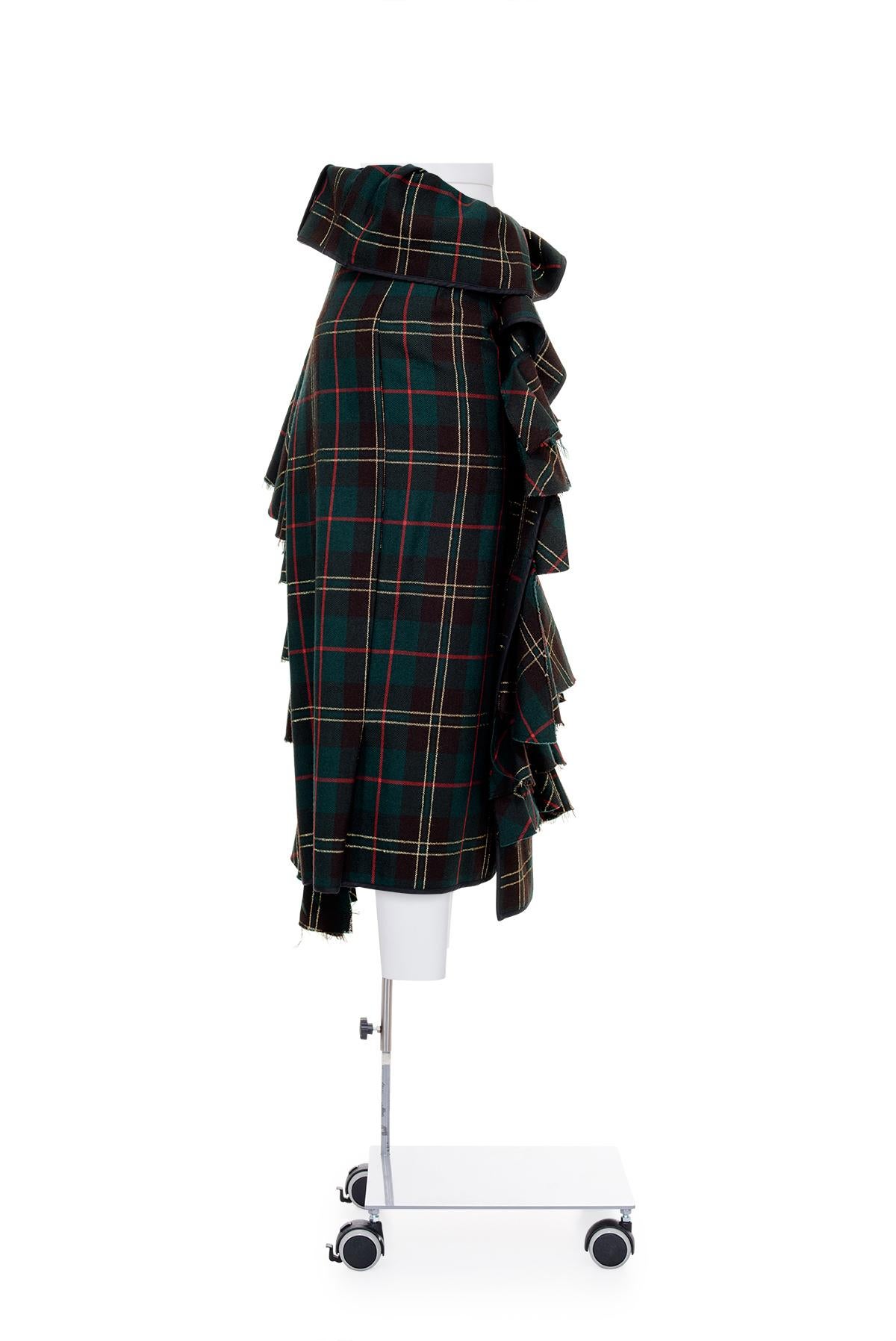 Women's or Men's COMME DES GARÇONS FW 99 Tartan Sarong Skirt For Sale