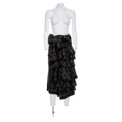 Vintage COMME DES GARÇONS FW 99 Tartan Sarong Skirt