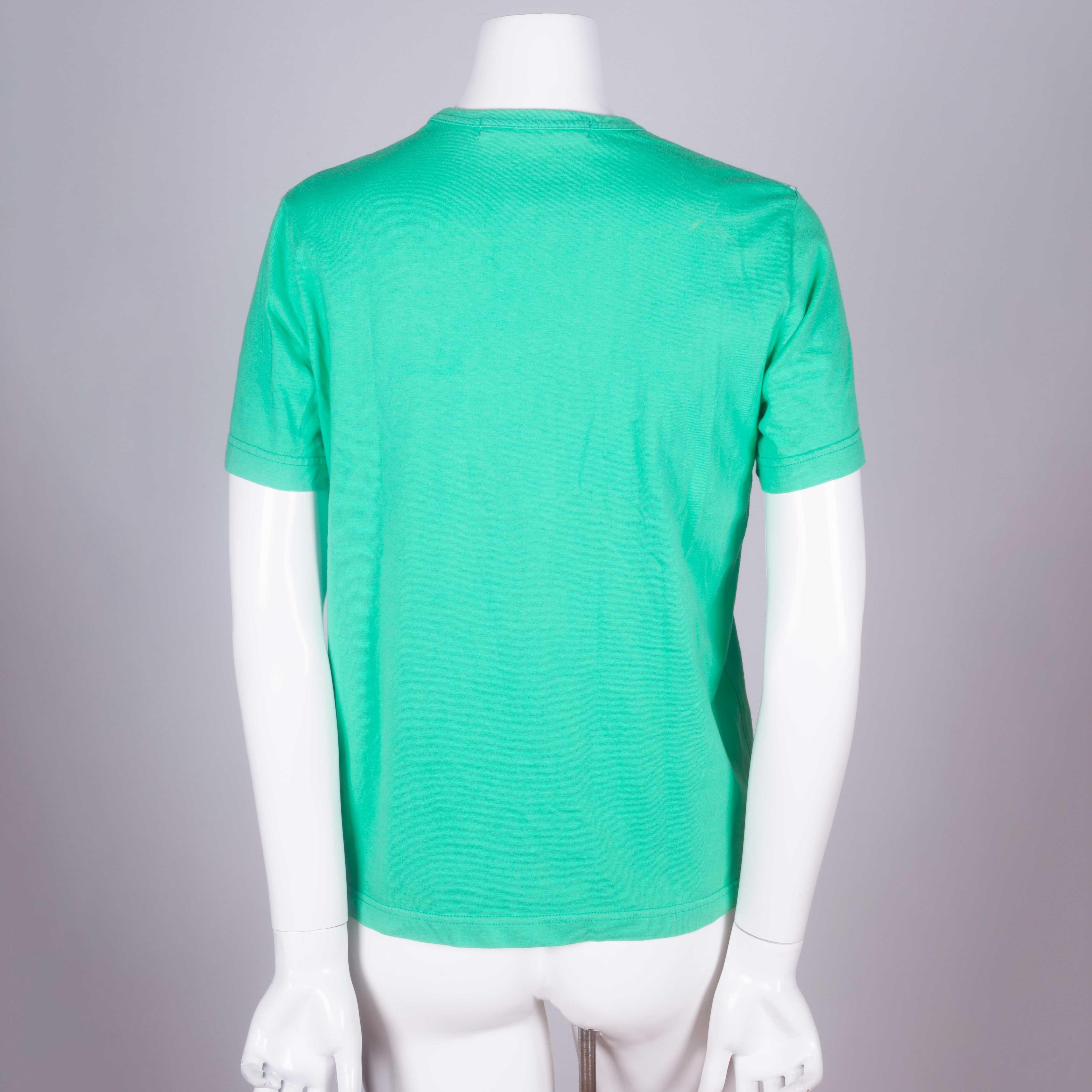 Women's or Men's Comme des Garçons Green T-shirt with Lace Motif, 2006