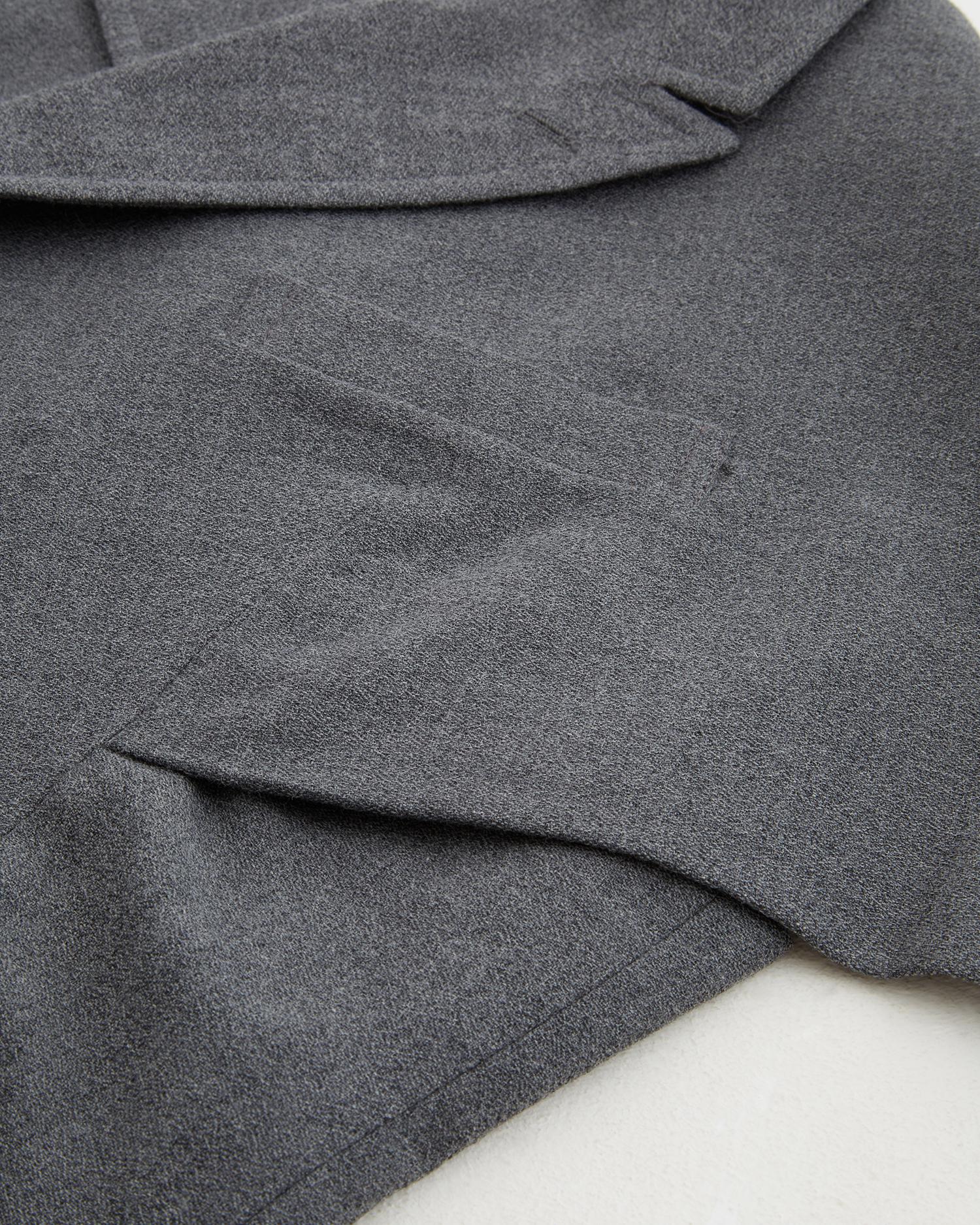 Comme des Garçons grey cropped jacket, fw 1987 in vendita 3
