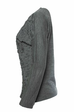 Comme des garçons, Grey knitted cardigan