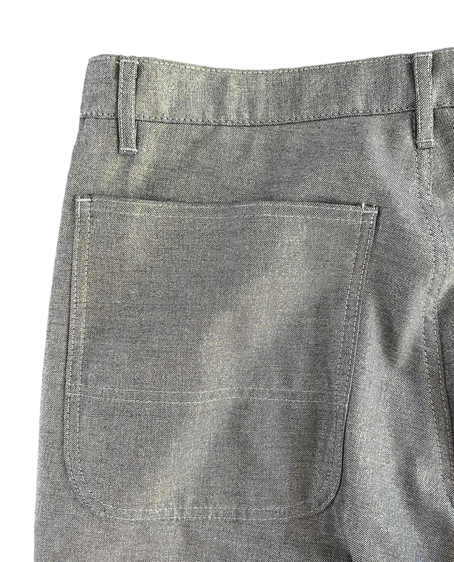 Comme des Garçons Grey Wool Trousers Pants, Size Medium In New Condition For Sale In Beverly Hills, CA