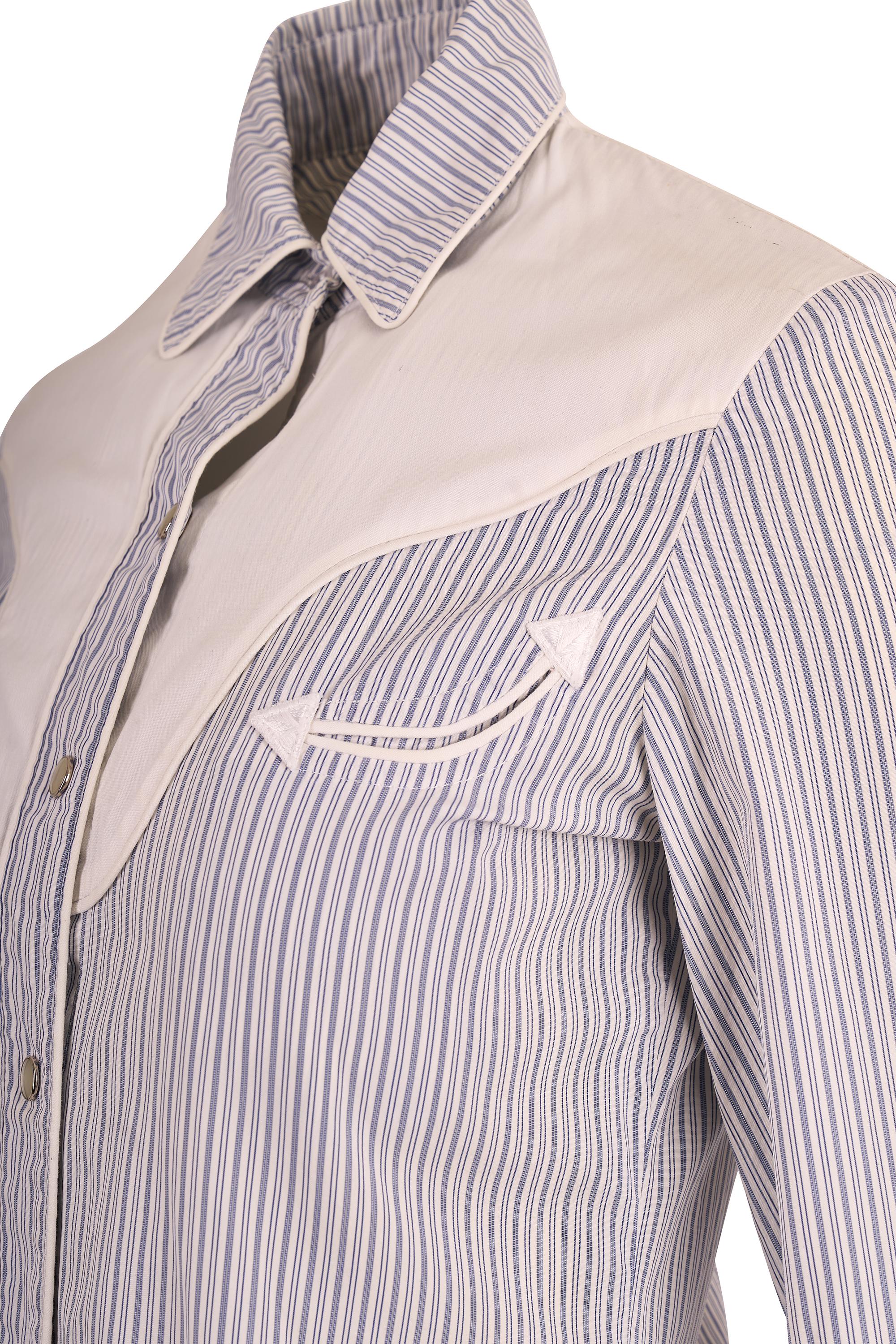 Gris Comme des Garçons H Bar C Cowboy Shirt en vente