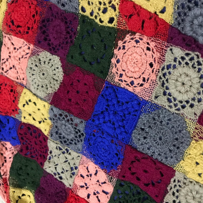 Comme Des Garcons Hand-Knit Crochet Floral Jacket, Autumn Winter