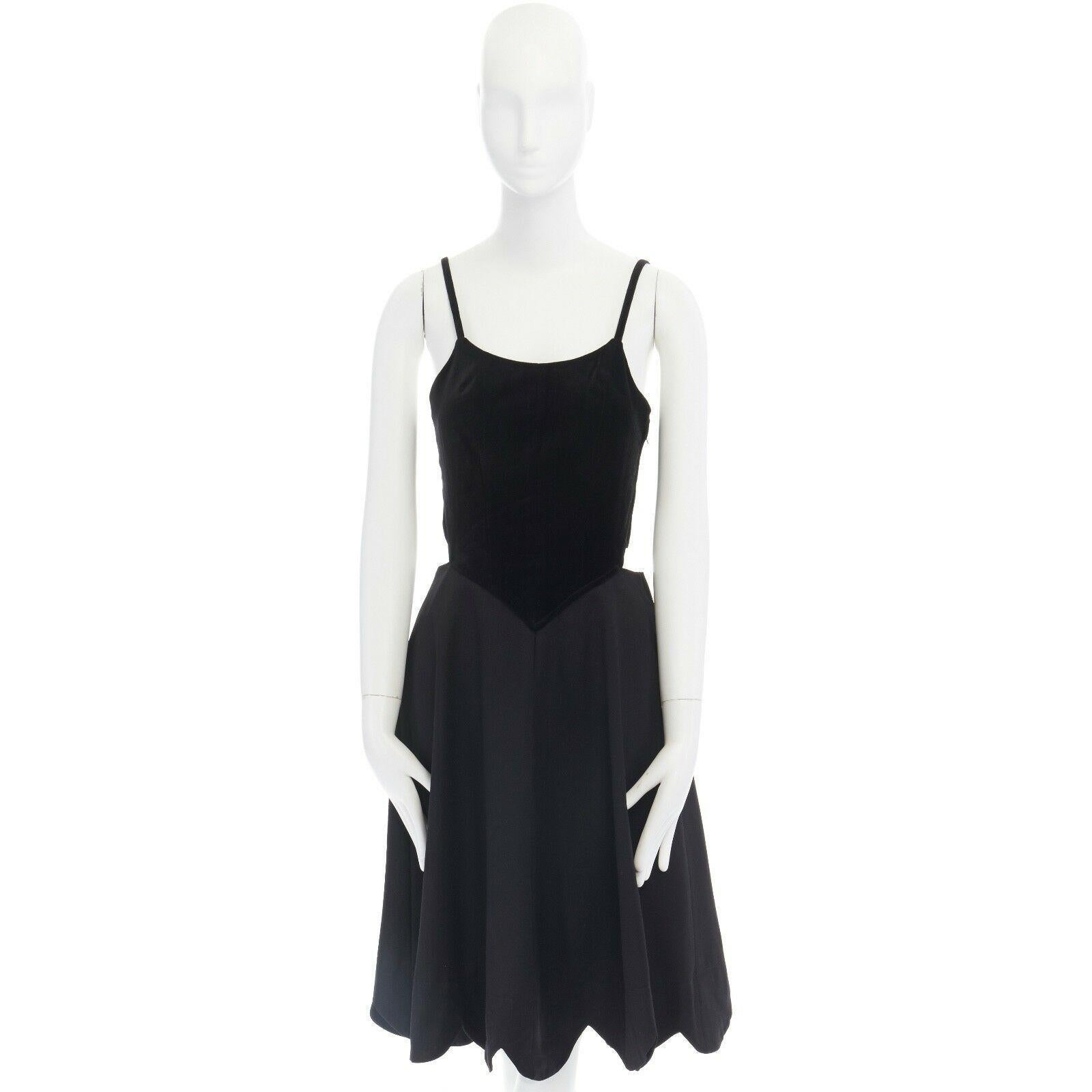 h&m black velvet studded dress