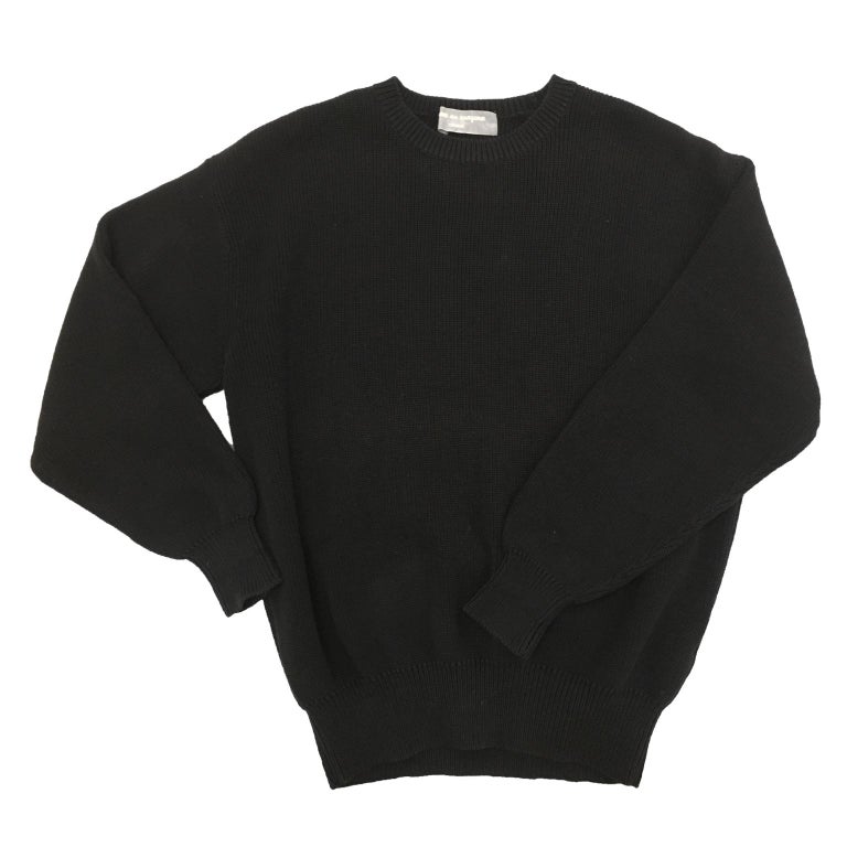 Comme des Garcons Homme 1989 Sweater Staff Heavy Cotton Jumper AD 1988 ...