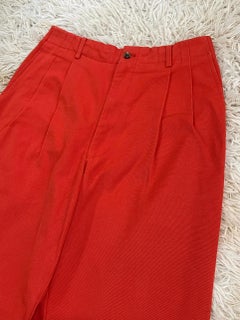 Comme Des Garcons HOMME A/W1991 Casual Red Pants