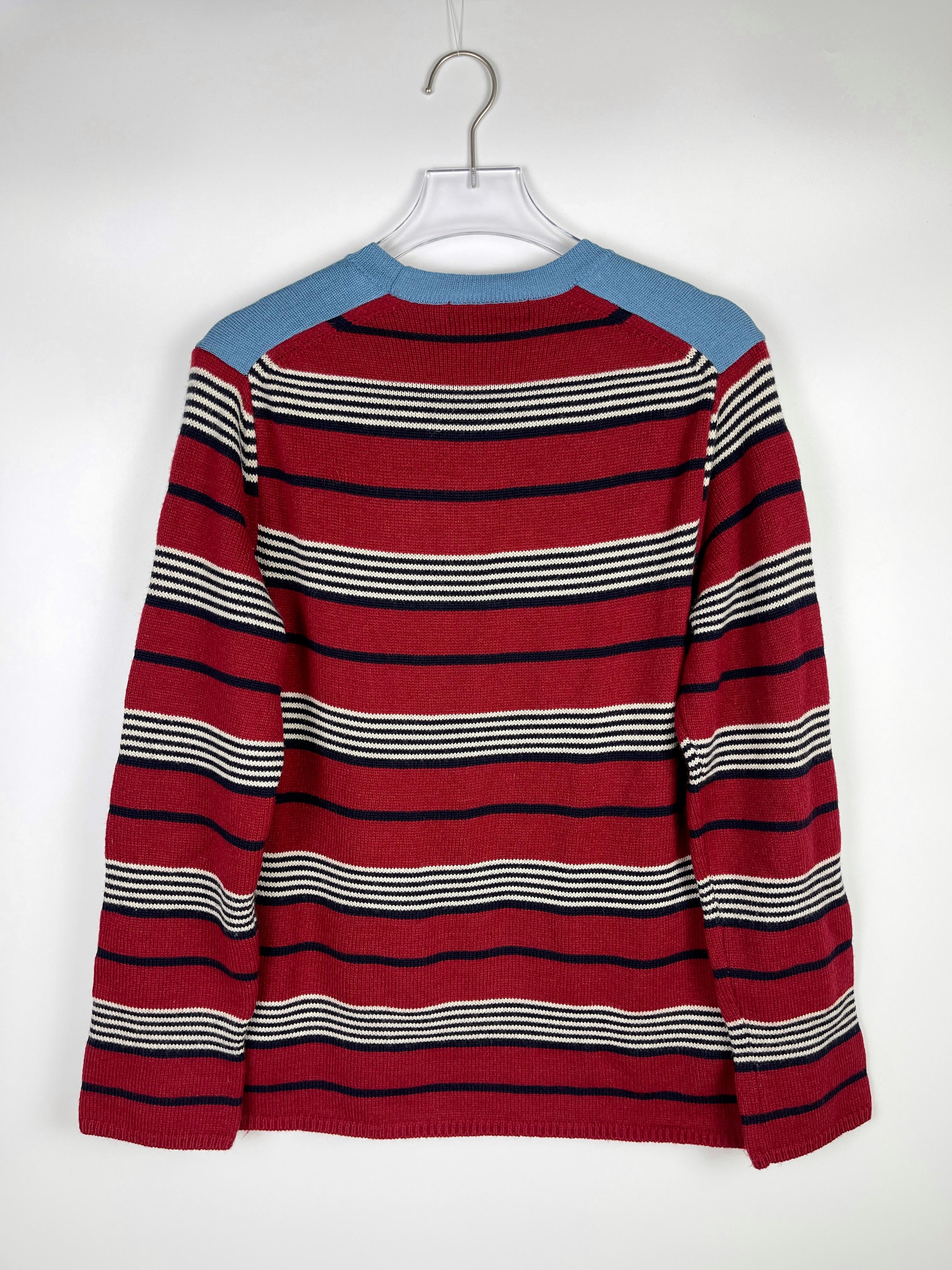Comme des Garcons Homme Deux A/W2012 Abstract Cavalier Sweater  In Excellent Condition For Sale In Seattle, WA