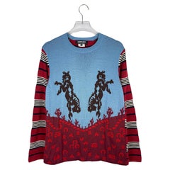 Comme des Garcons Homme Deux A/W2012 Abstract Cavalier Sweater 