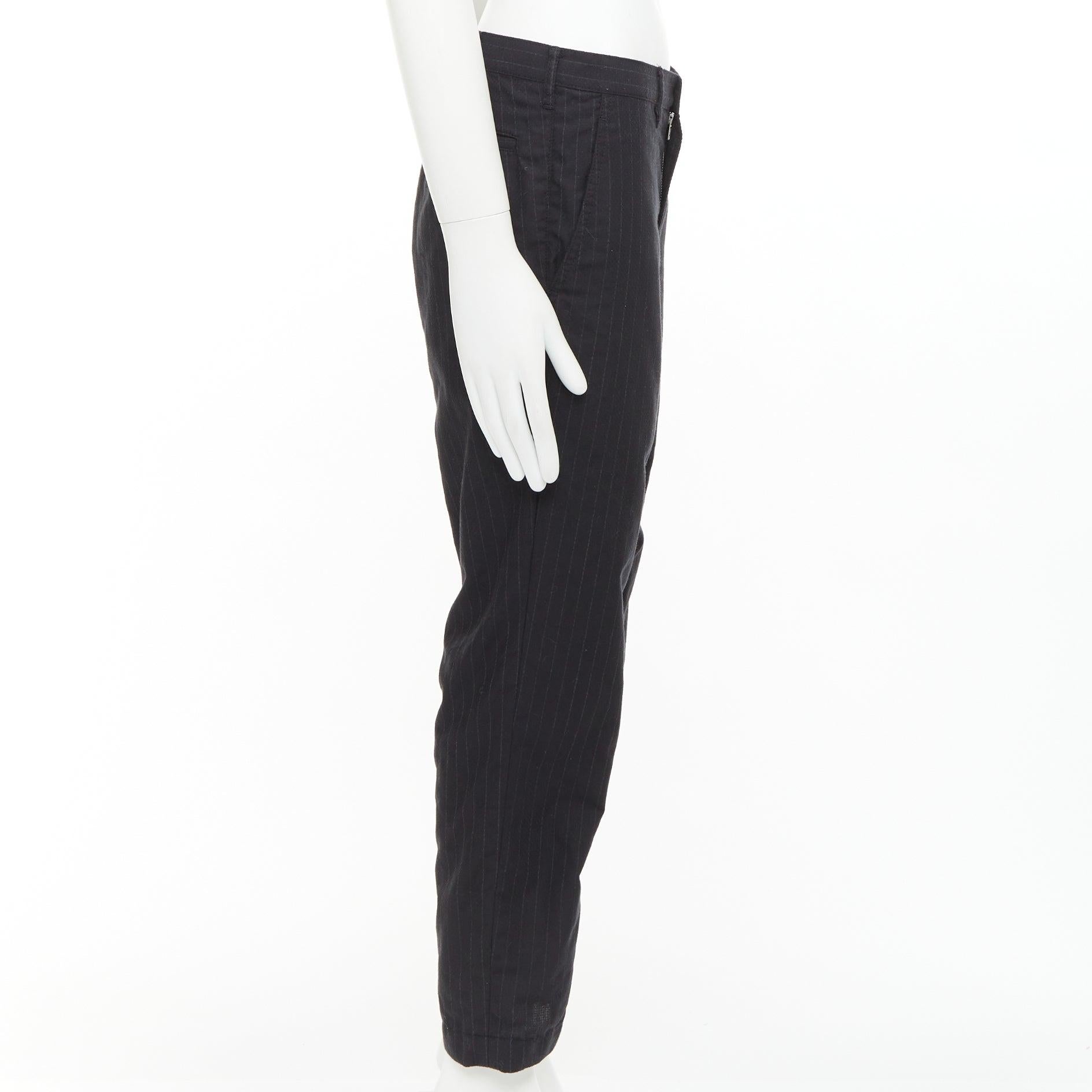 COMME DES GARCONS Homme Deux pantalon court à pinces en laine noire S Bon état - En vente à Hong Kong, NT