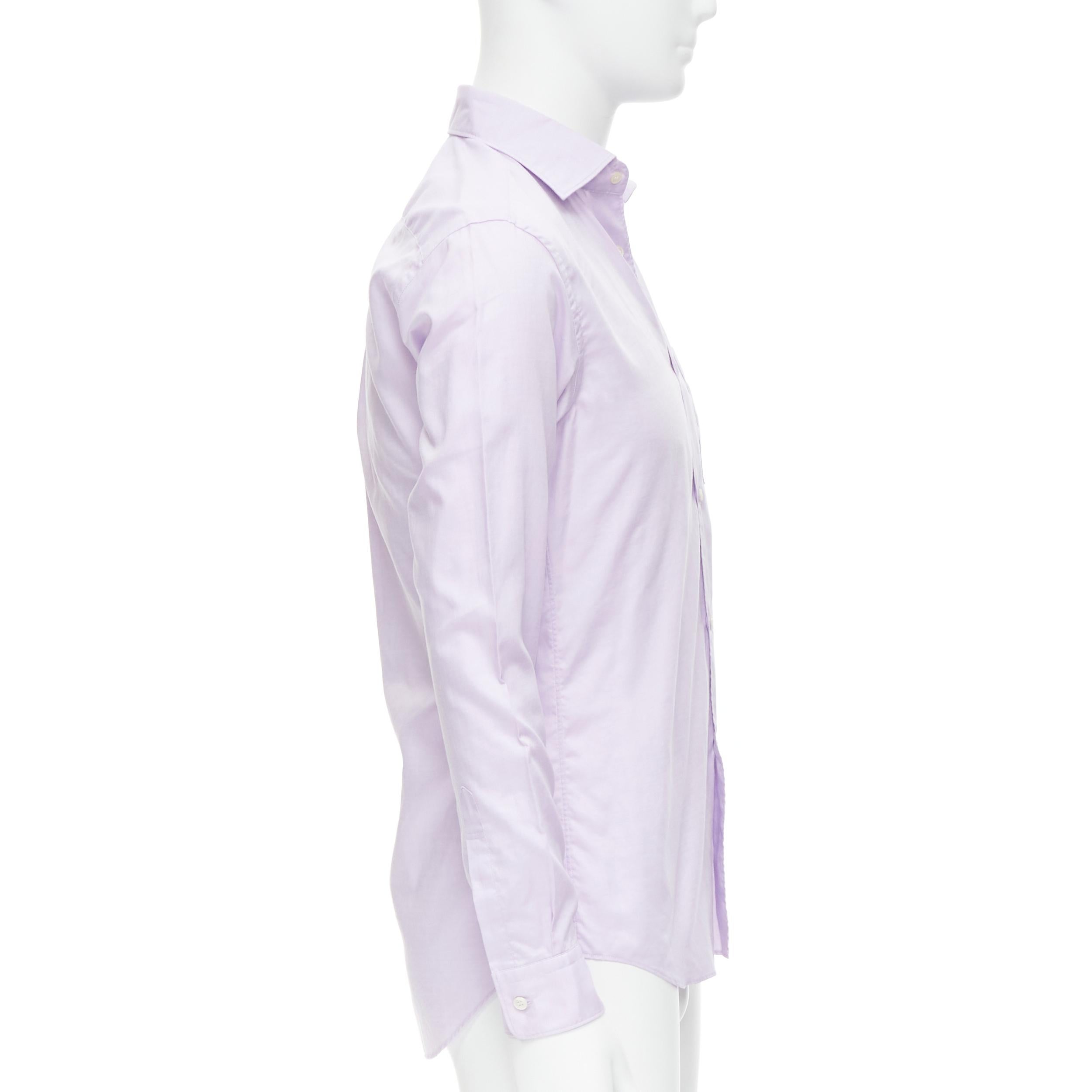 COMME DES GARCONS Homme Deux light purple cotton shirt S In Excellent Condition In Hong Kong, NT