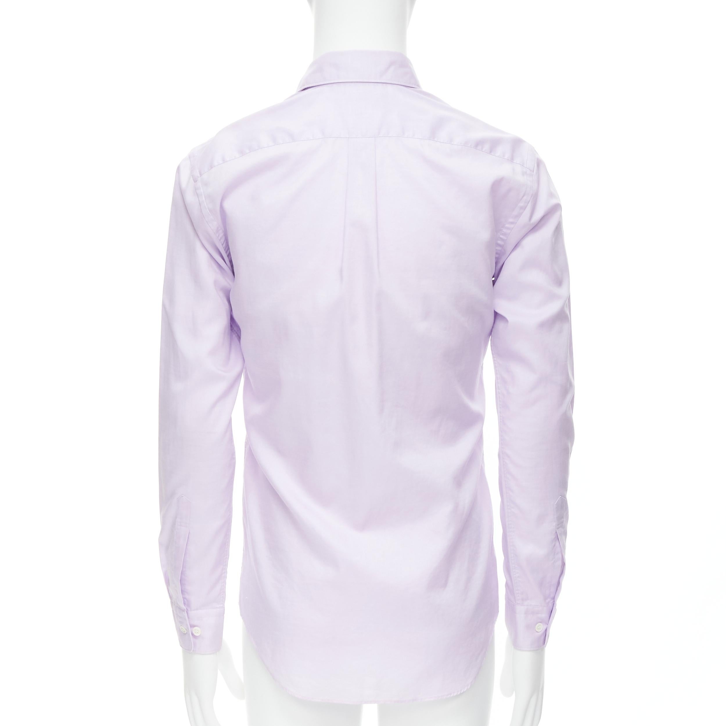 Women's COMME DES GARCONS Homme Deux light purple cotton shirt S