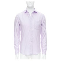 COMME DES GARCONS Homme Deux light purple cotton shirt S