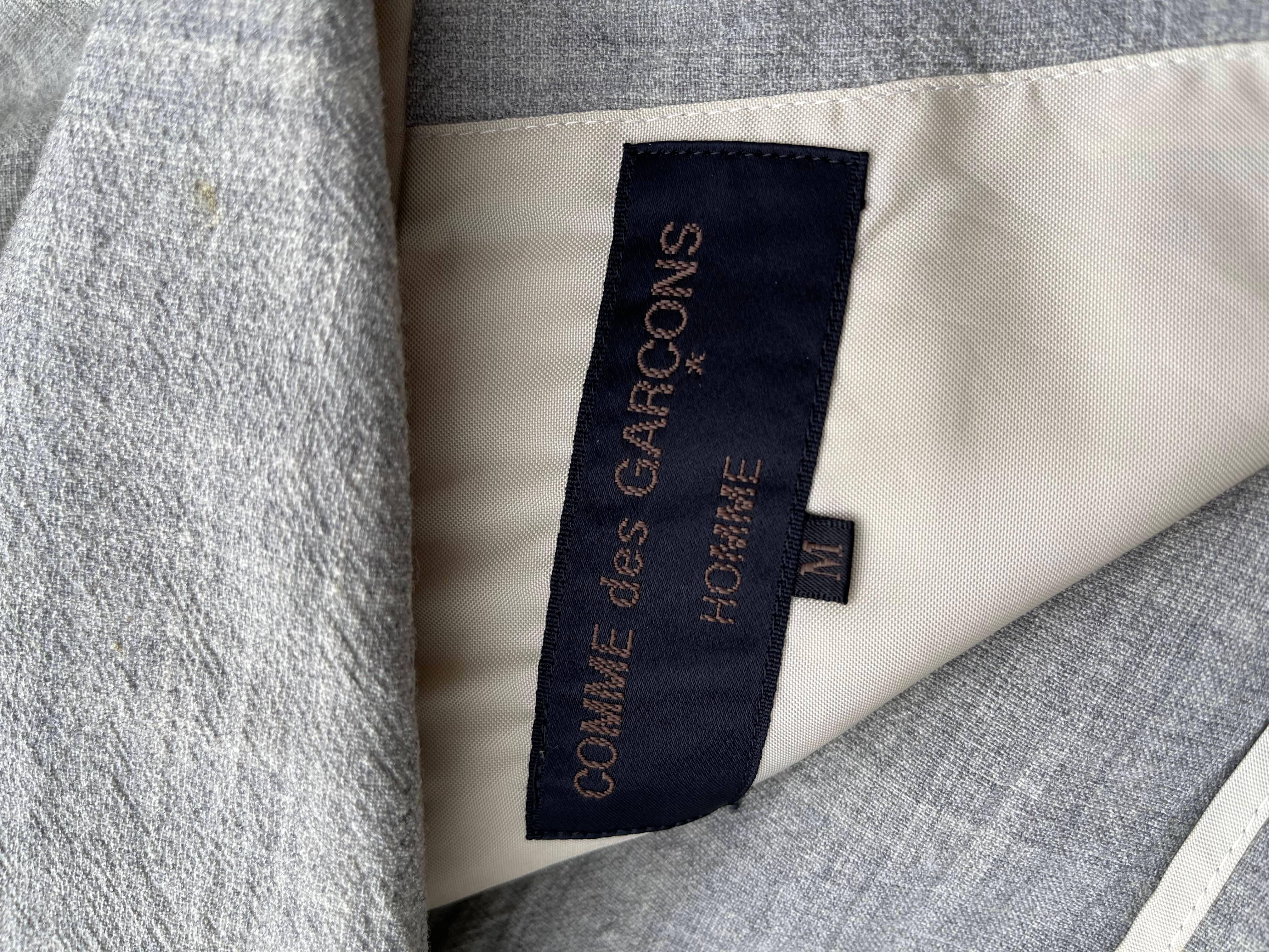 Comme Des Garcons Homme Khaki Gray Suit,  Autumn Winter 1996, size M 1