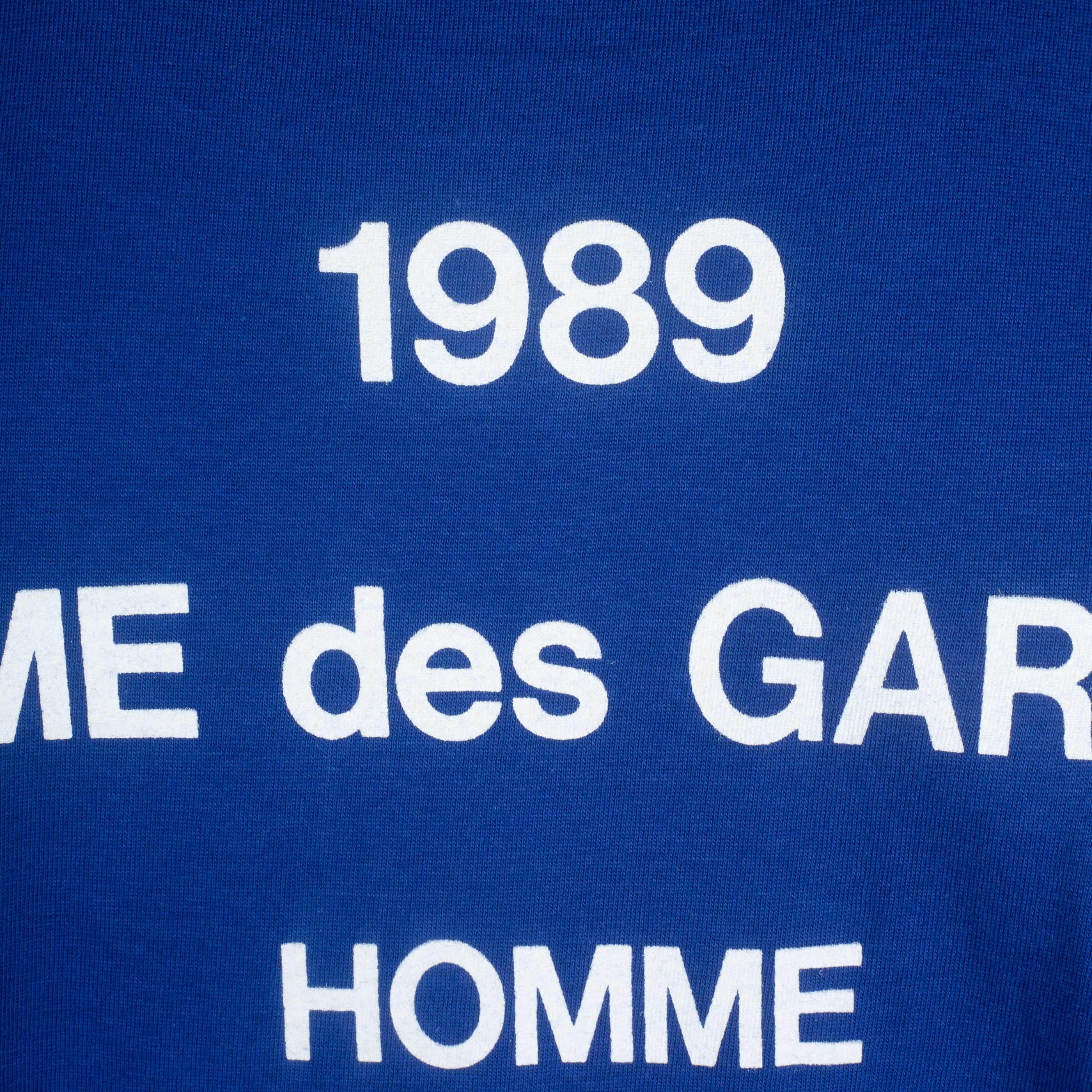 Comme des Garçons Homme Long Sleeve Cotton T-shirt, 1989 4
