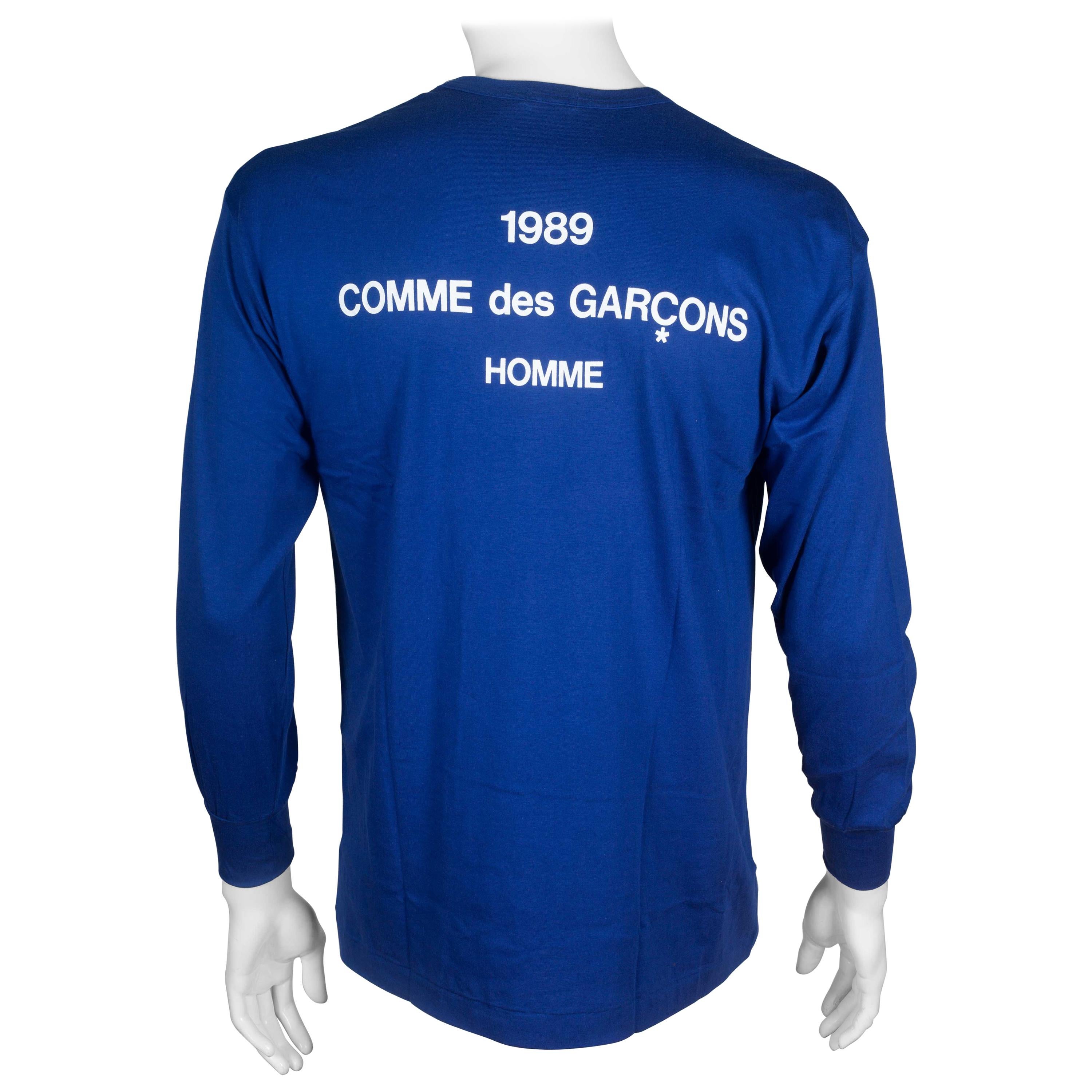 Comme des Garçons Homme Long Sleeve Cotton T-shirt, 1989