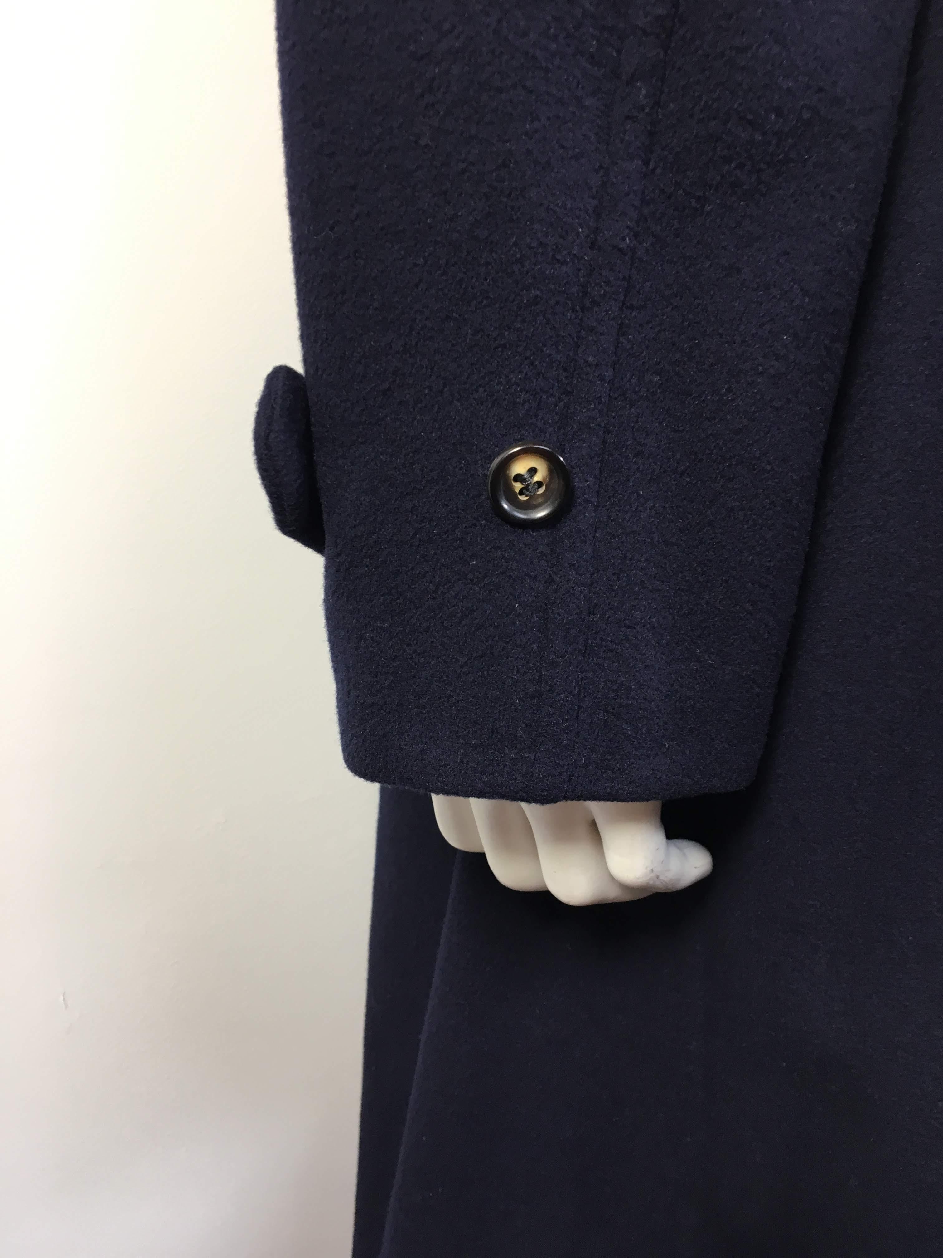 Black COMME des GARÇONS Homme Medium Full Length Wool Coat
