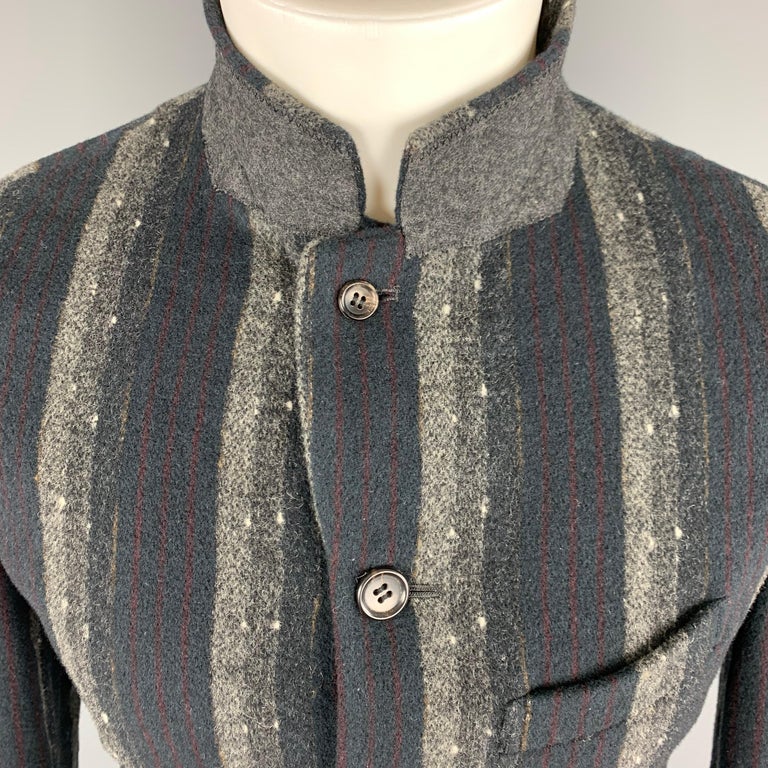 Comme Des Garcons Homme 2003 stripe cotton suit