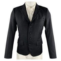 COMME des GARCONS HOMME PLUS 2012 Size S Black Wool Cashmere Sport Coat