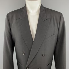COMME des GARCONS HOMME PLUS 38 Wool Black Sport Coat