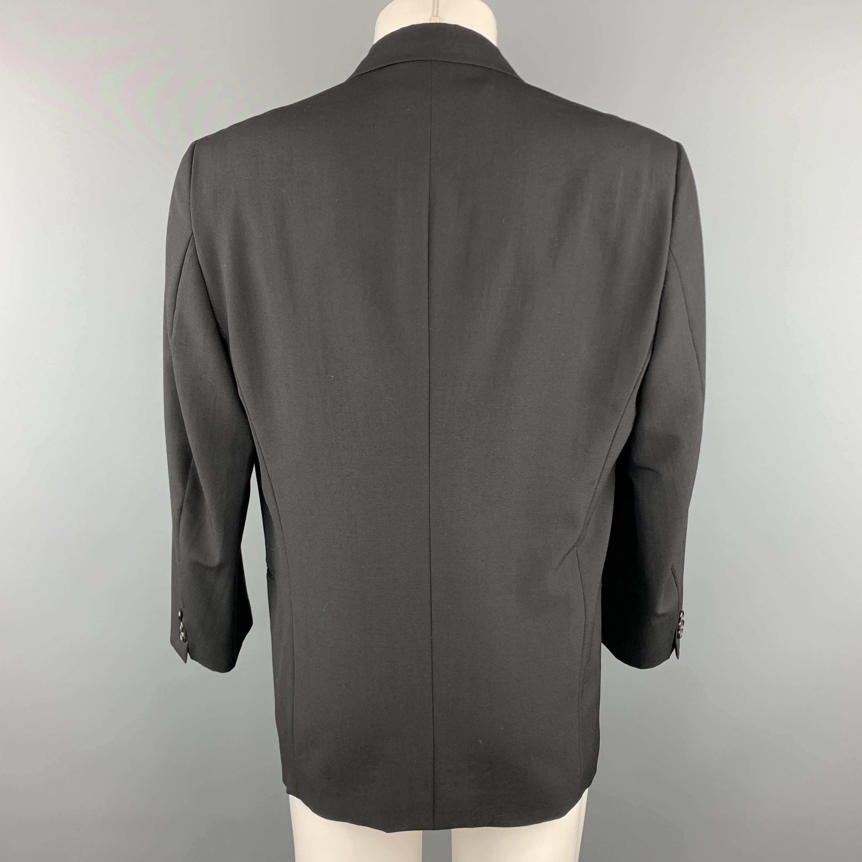 Men's COMME des GARCONS HOMME PLUS 38 Wool Black Sport Coat