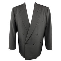 Vintage COMME des GARCONS HOMME PLUS 38 Wool Black Sport Coat