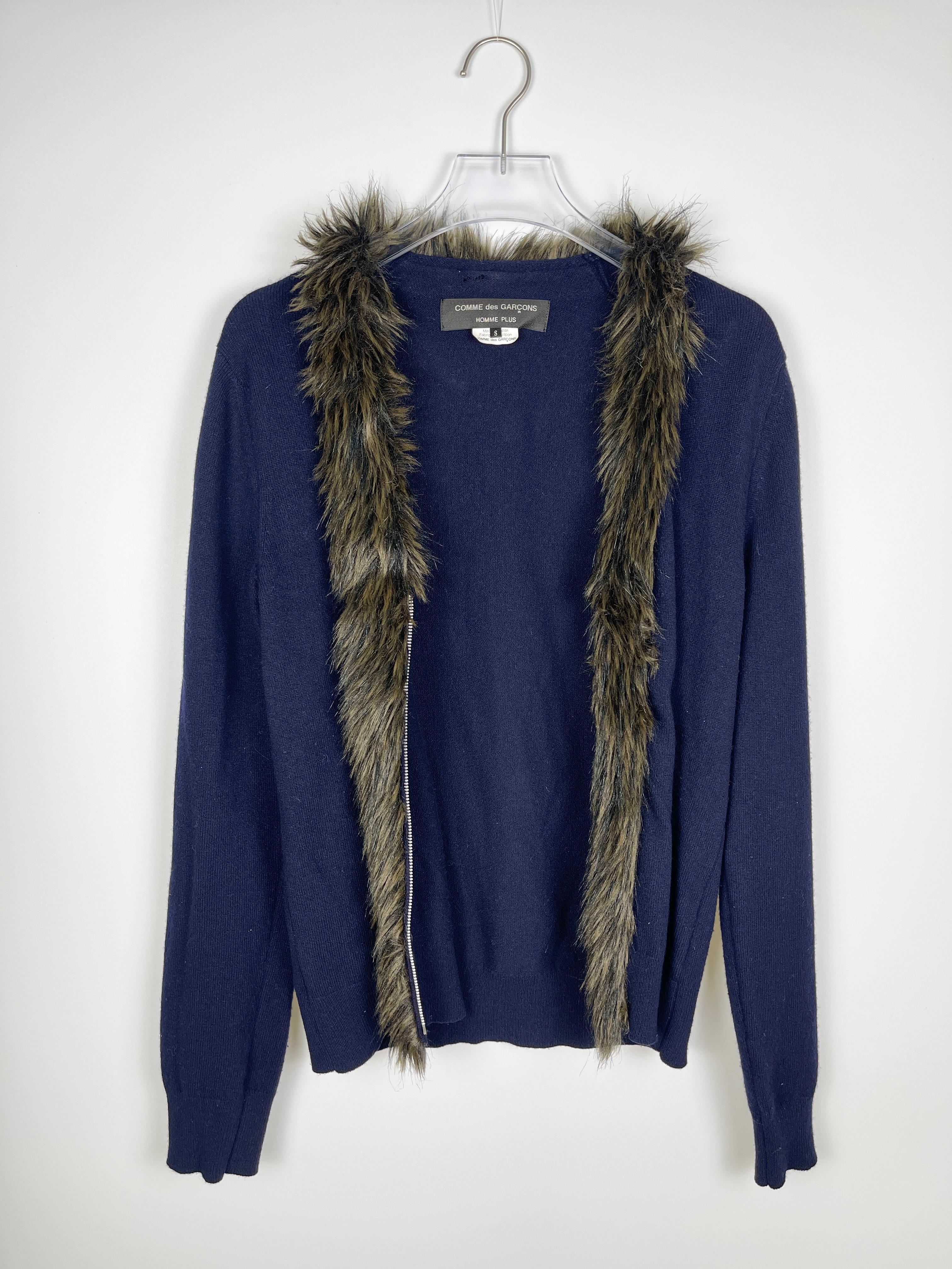 Comme des Garcons Homme Plus A/W2009 Cardigan en fourrure Eskimo en vente 4