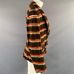 COMME des GARCONS HOMME PLUS AD2004 Size M Brown Orange & Green Streaks Jacket