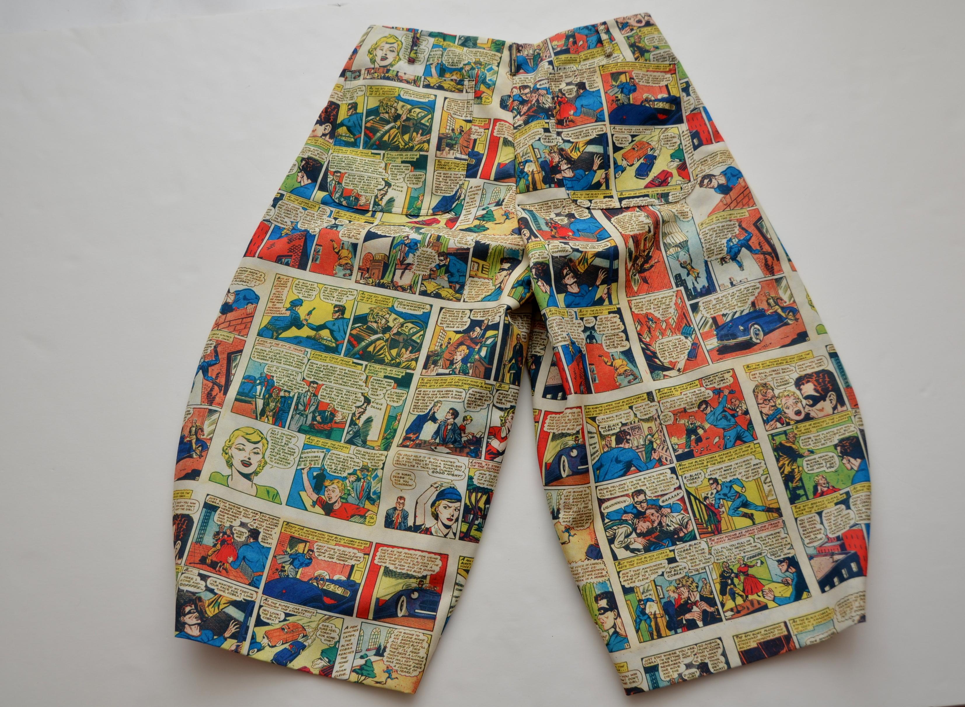 Comme des Garçons Homme Plus Pantalones animados 2018  NUEVO Talla M en Nuevo estado para la venta en New York, NY