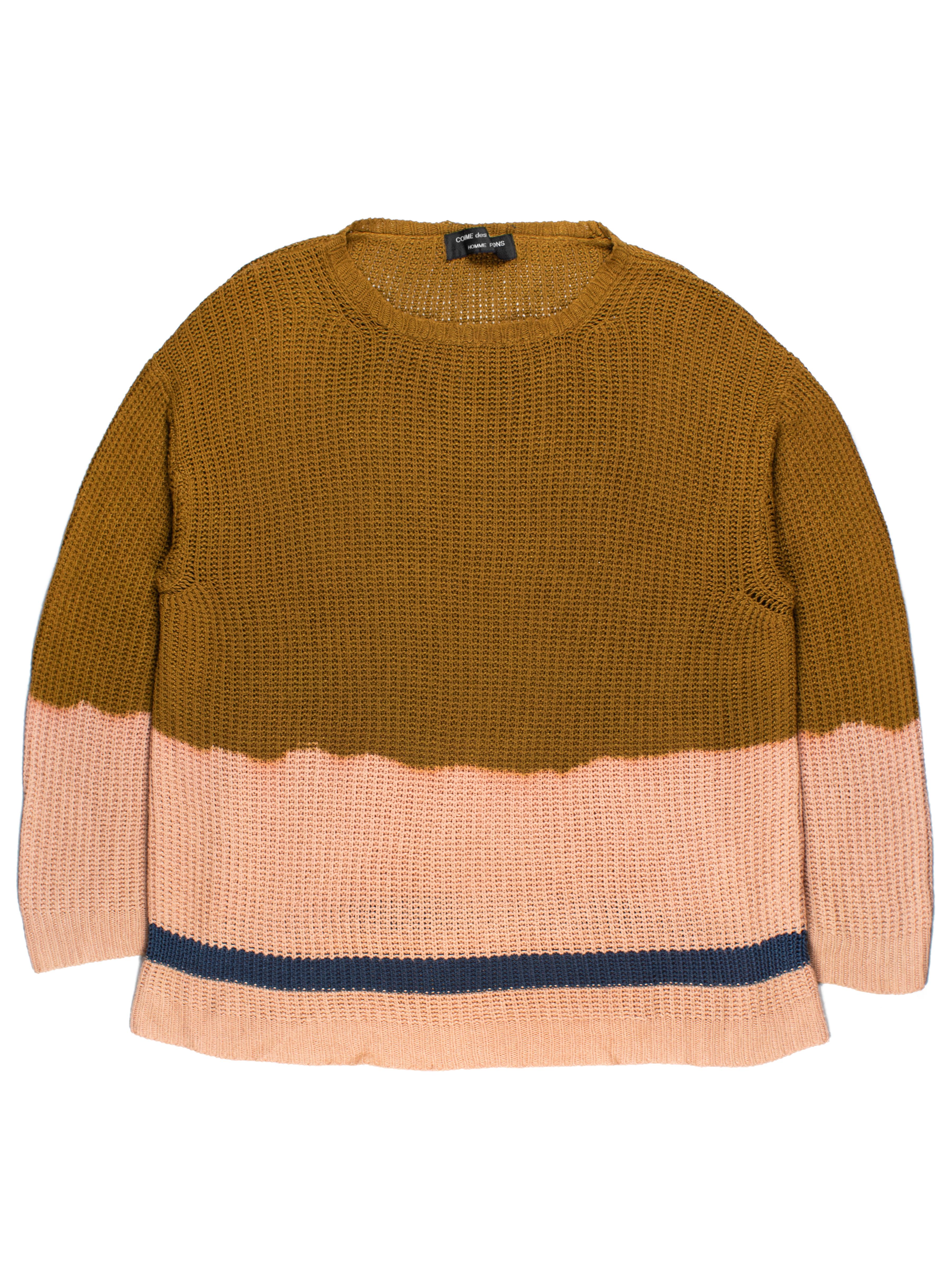 Comme des Garçons Homme Plus AW1993 Bleach-Dyed Sweater