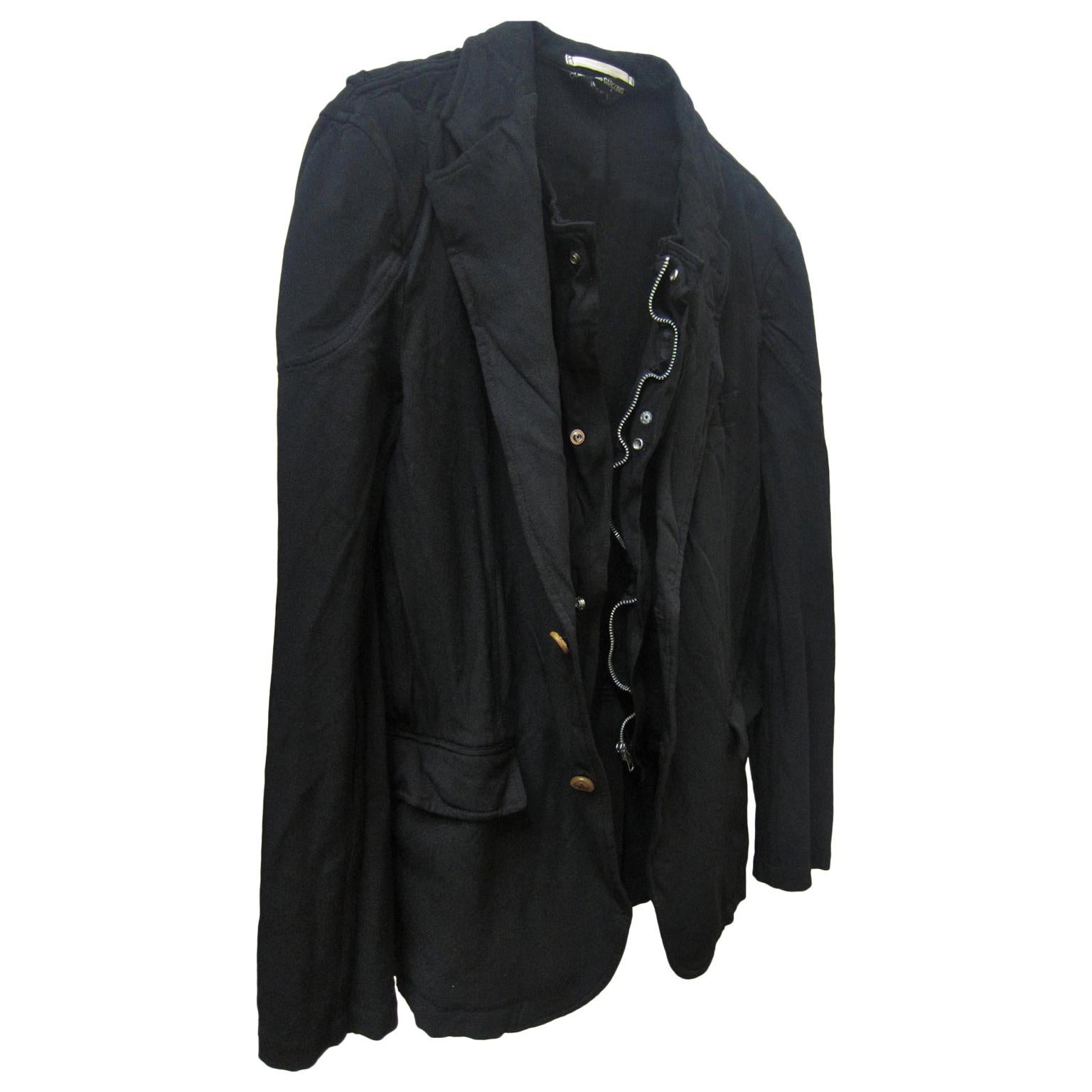 Comme des Garcons Homme Plus Boiled Black Jacket AD 2010